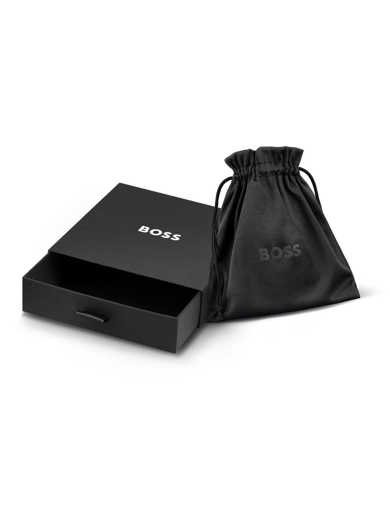 Image 7 of 8 of BOSS Gents Stainless Steel Candor Necklace - Silver