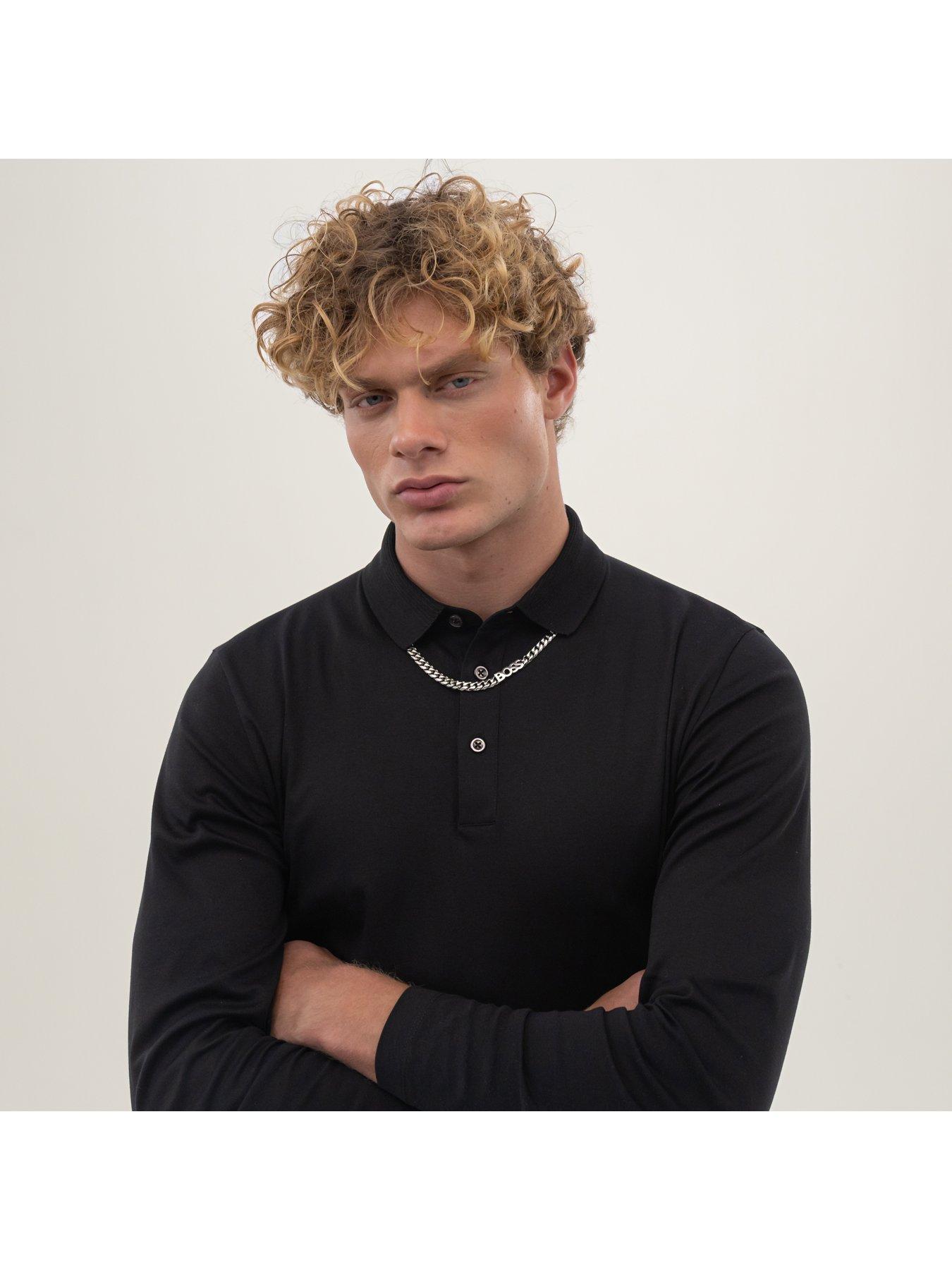 Image 4 of 7 of BOSS Gents Kassy 8Mm Chain Necklace - Silver