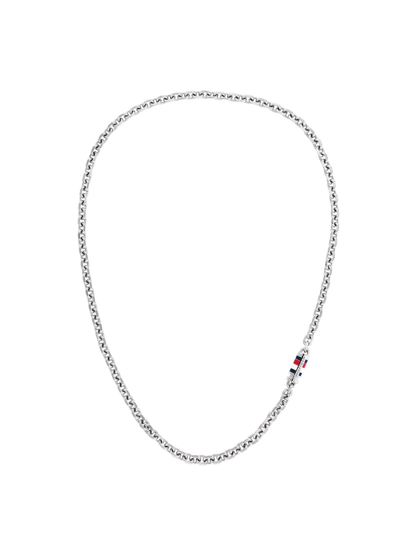 Image 2 of 4 of Tommy Hilfiger Men's Stainless Steel Chain Necklace - Silver