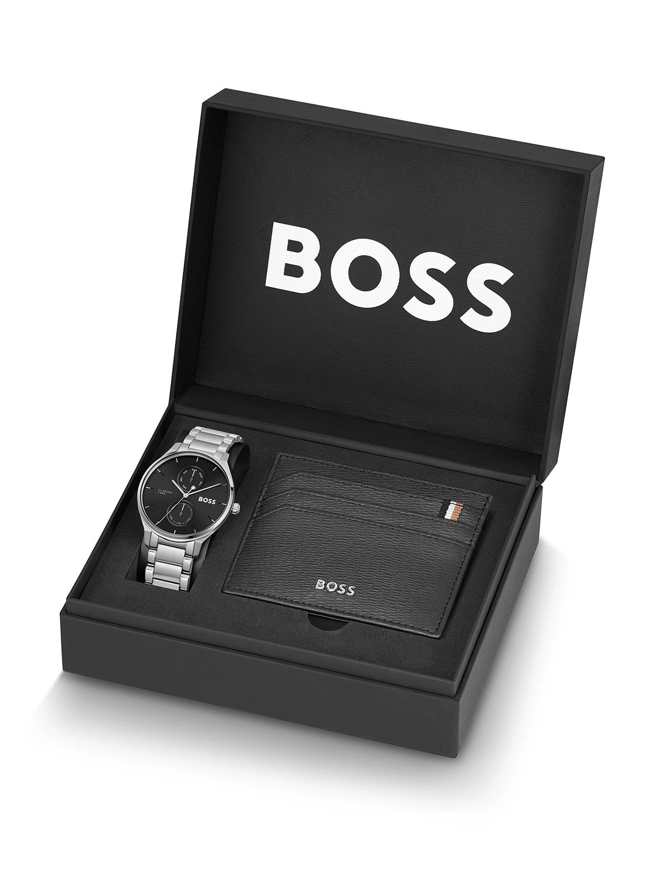 undefined Gents BOSS Tyler A Watch and Card Holder Gift Set