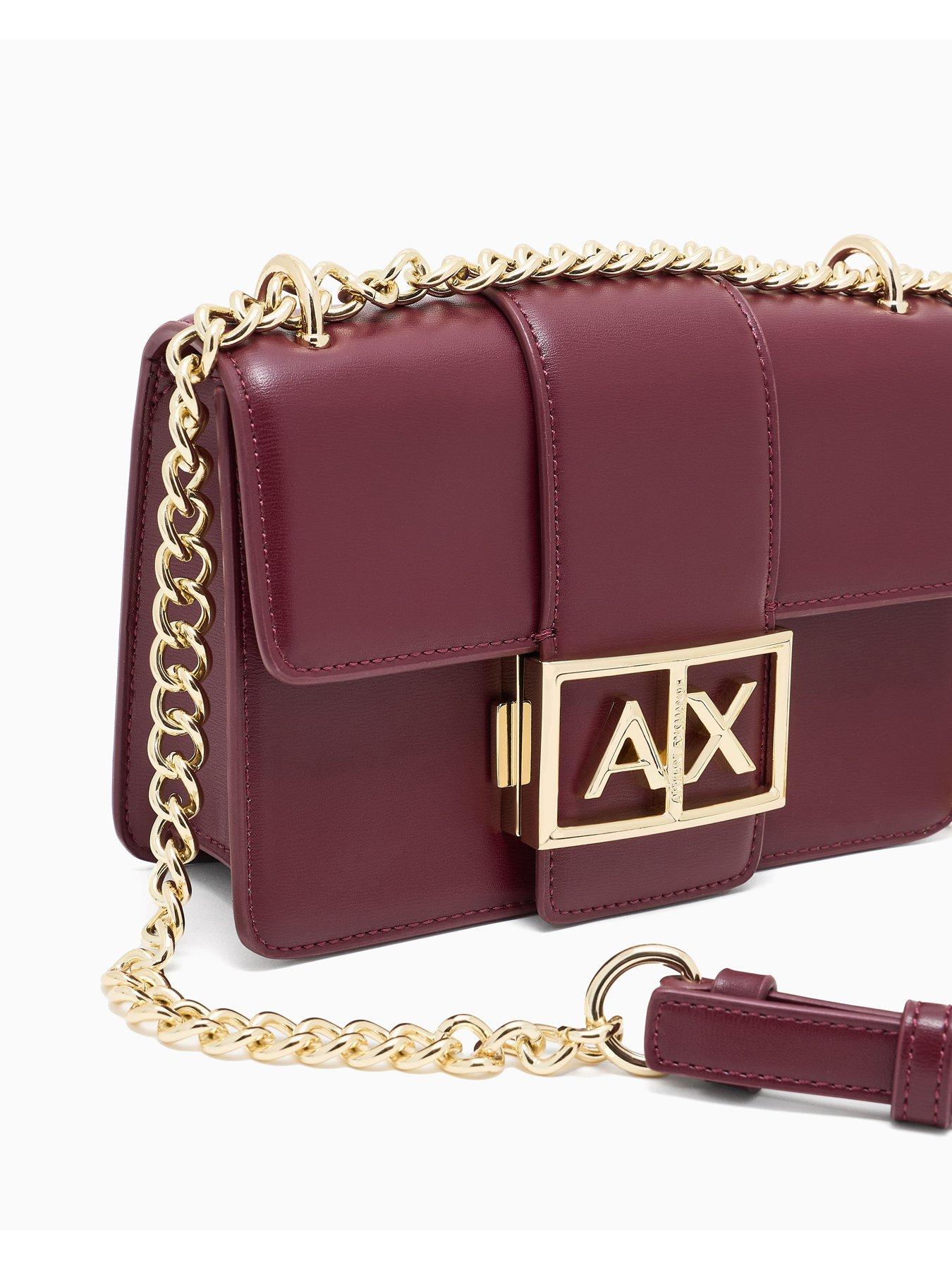 Image 5 of 5 of Armani Exchange Messenger Bag - Red