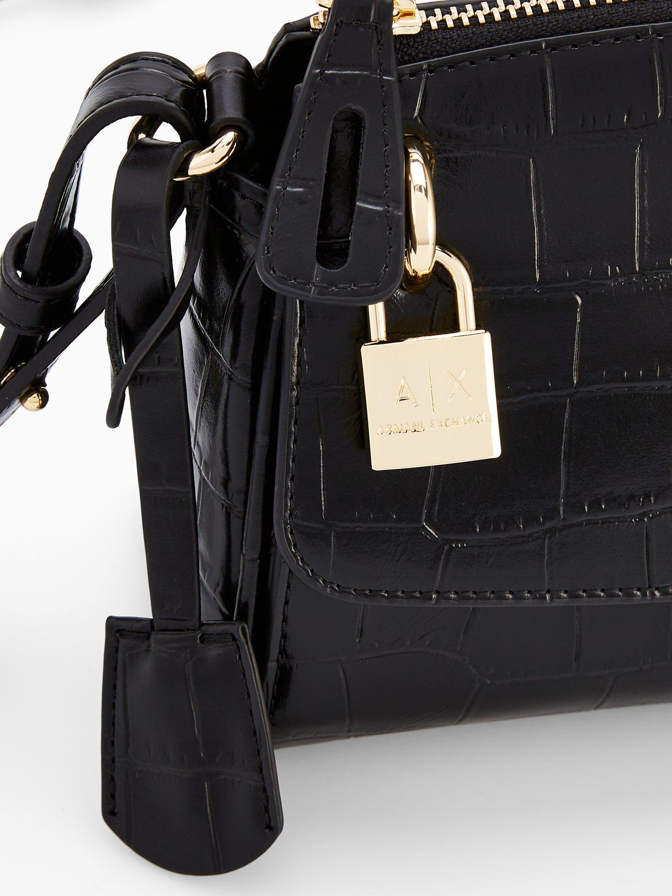 Image 3 of 4 of Armani Exchange Messenger Bag - Black