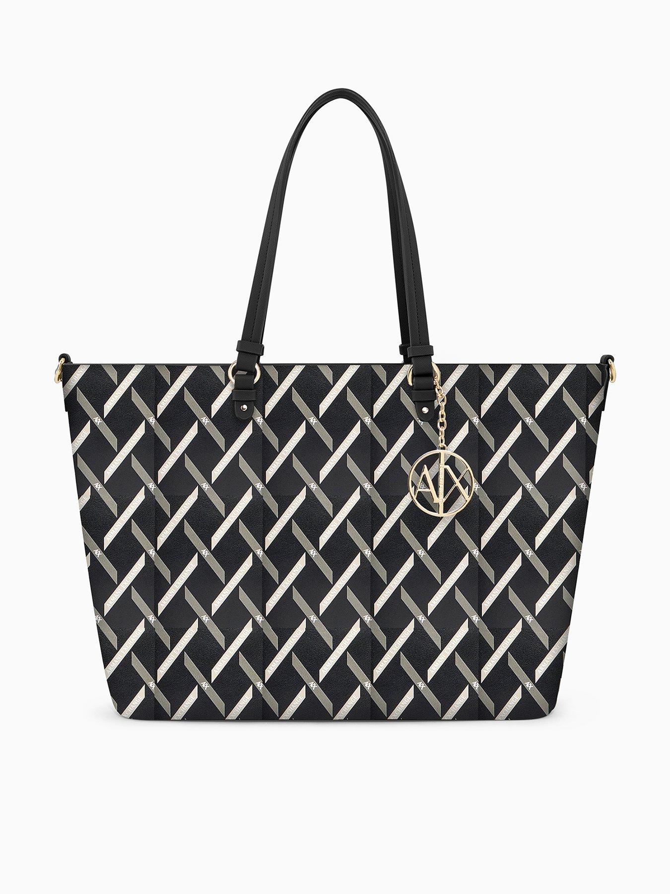 Armani Exchange Shopping Bag - Black
