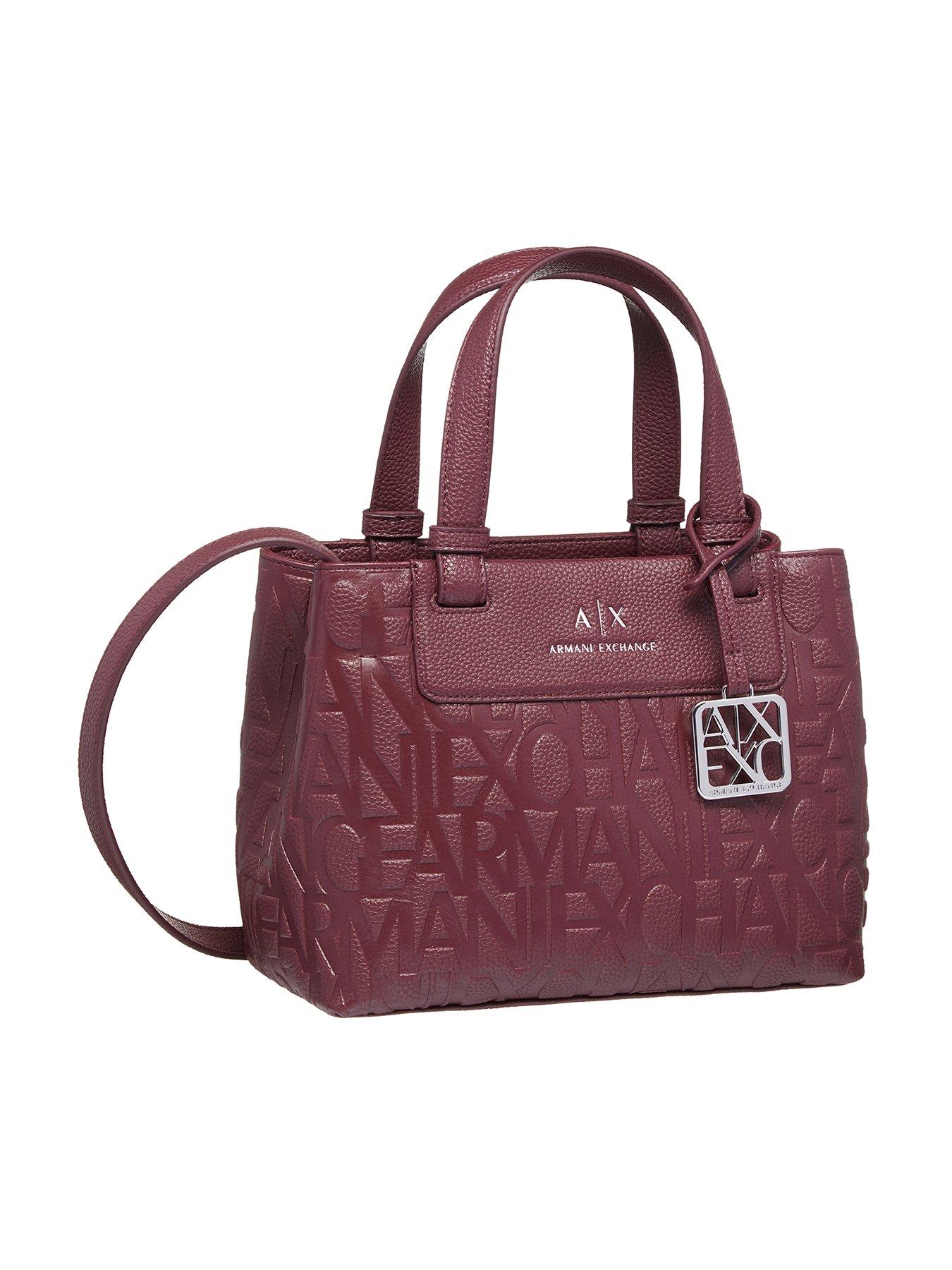 Image 3 of 5 of Armani Exchange Shopping Bag - Burgundy