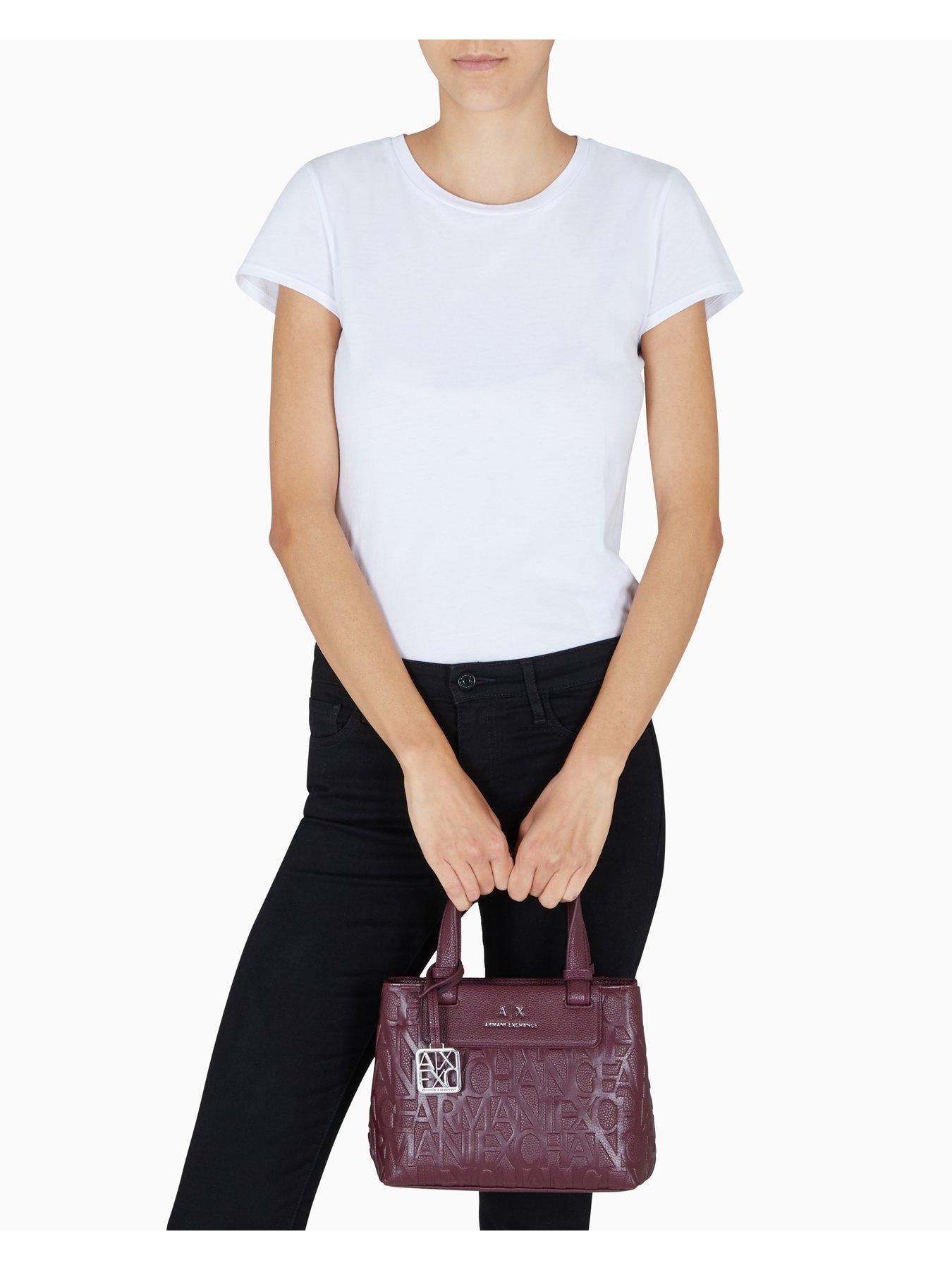 Image 5 of 5 of Armani Exchange Shopping Bag - Burgundy