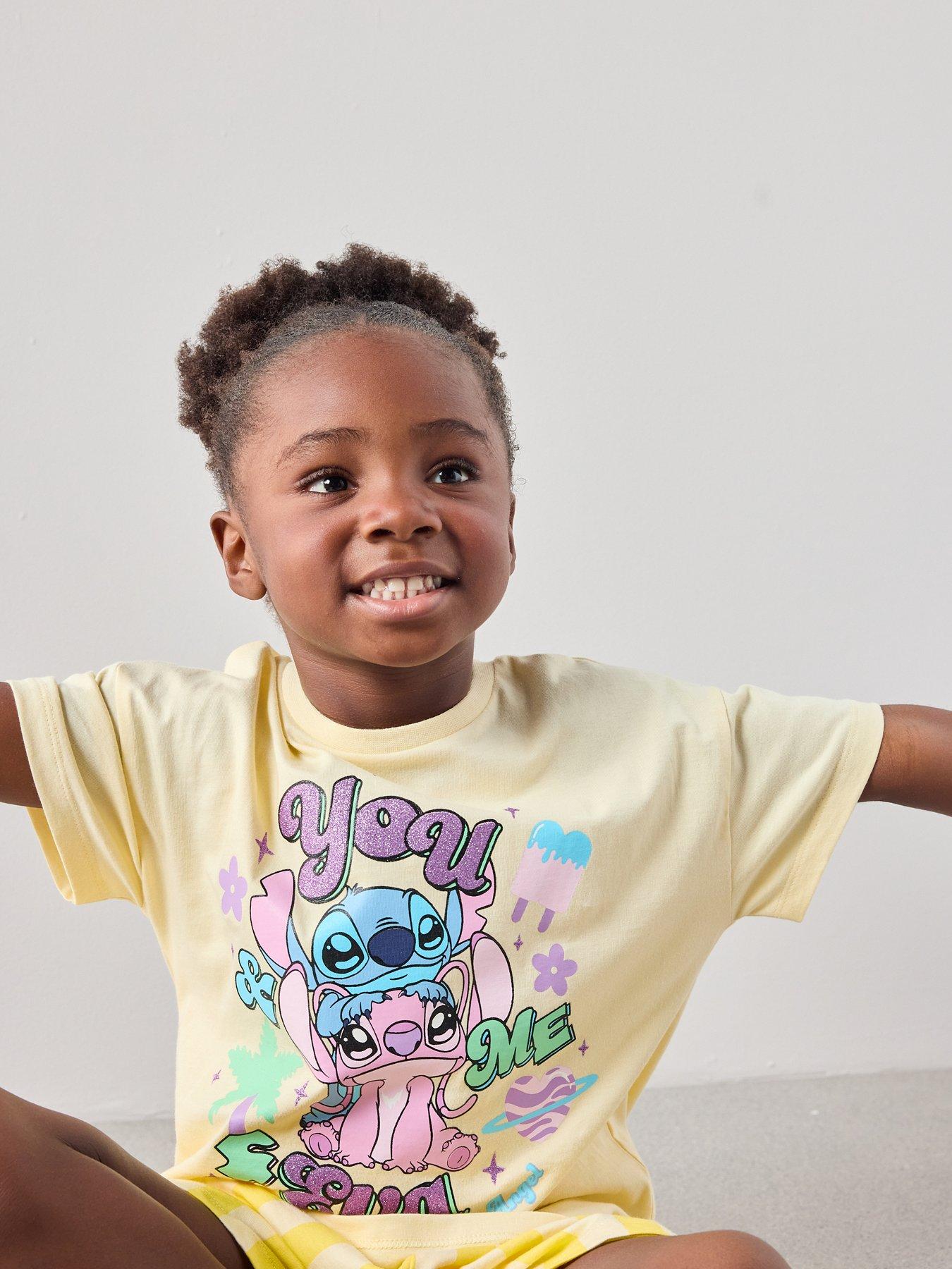 Image 5 of 6 of The Very Collection Stitch Stripe Short Sleeve Pyjamas - Yellow