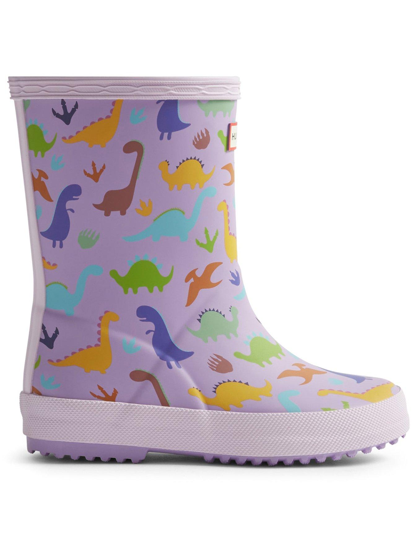 Hunter Kids First Dinosaur Print Boot