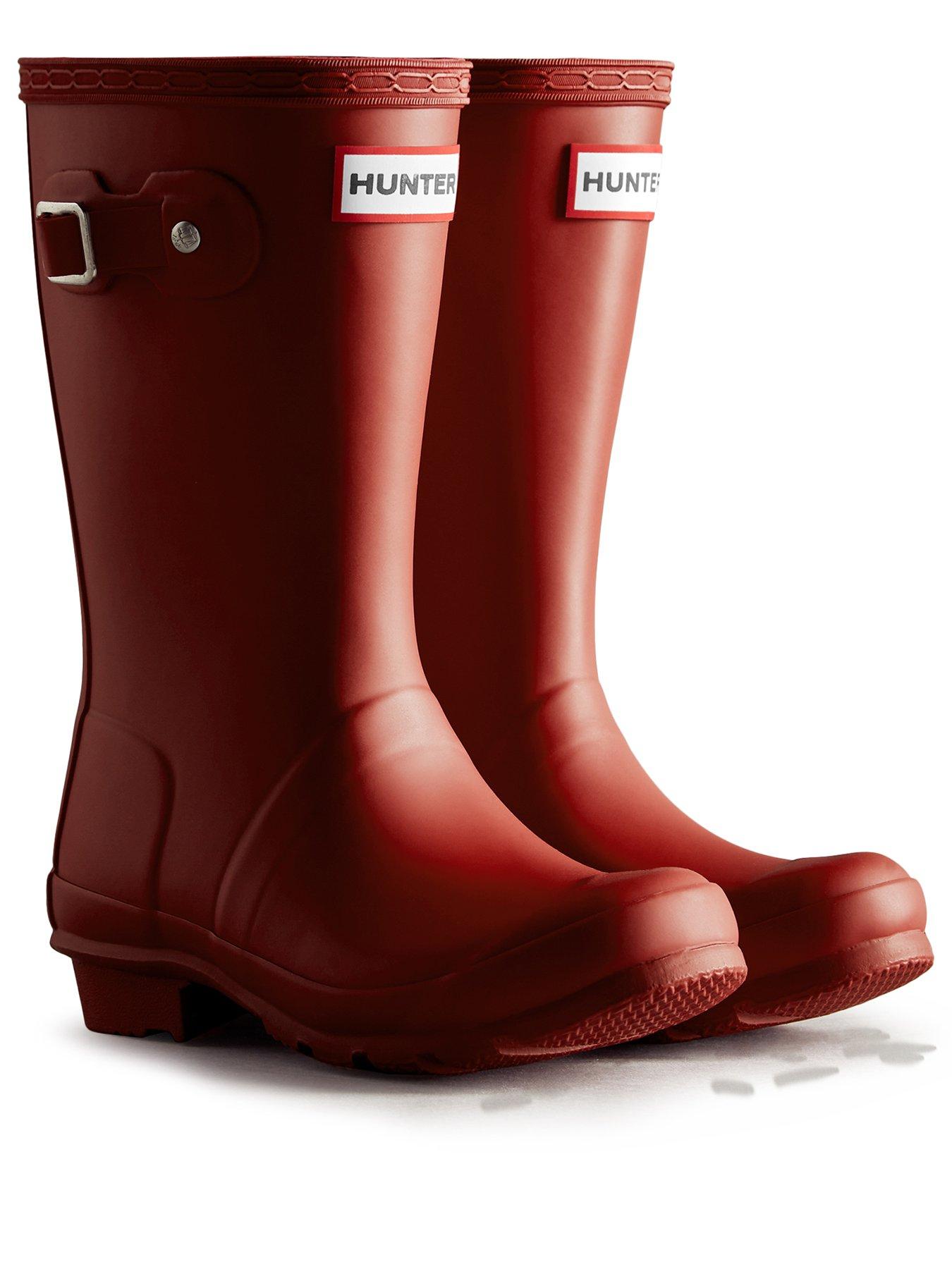 Image 2 of 4 of Hunter Junior Originals Boot - Red