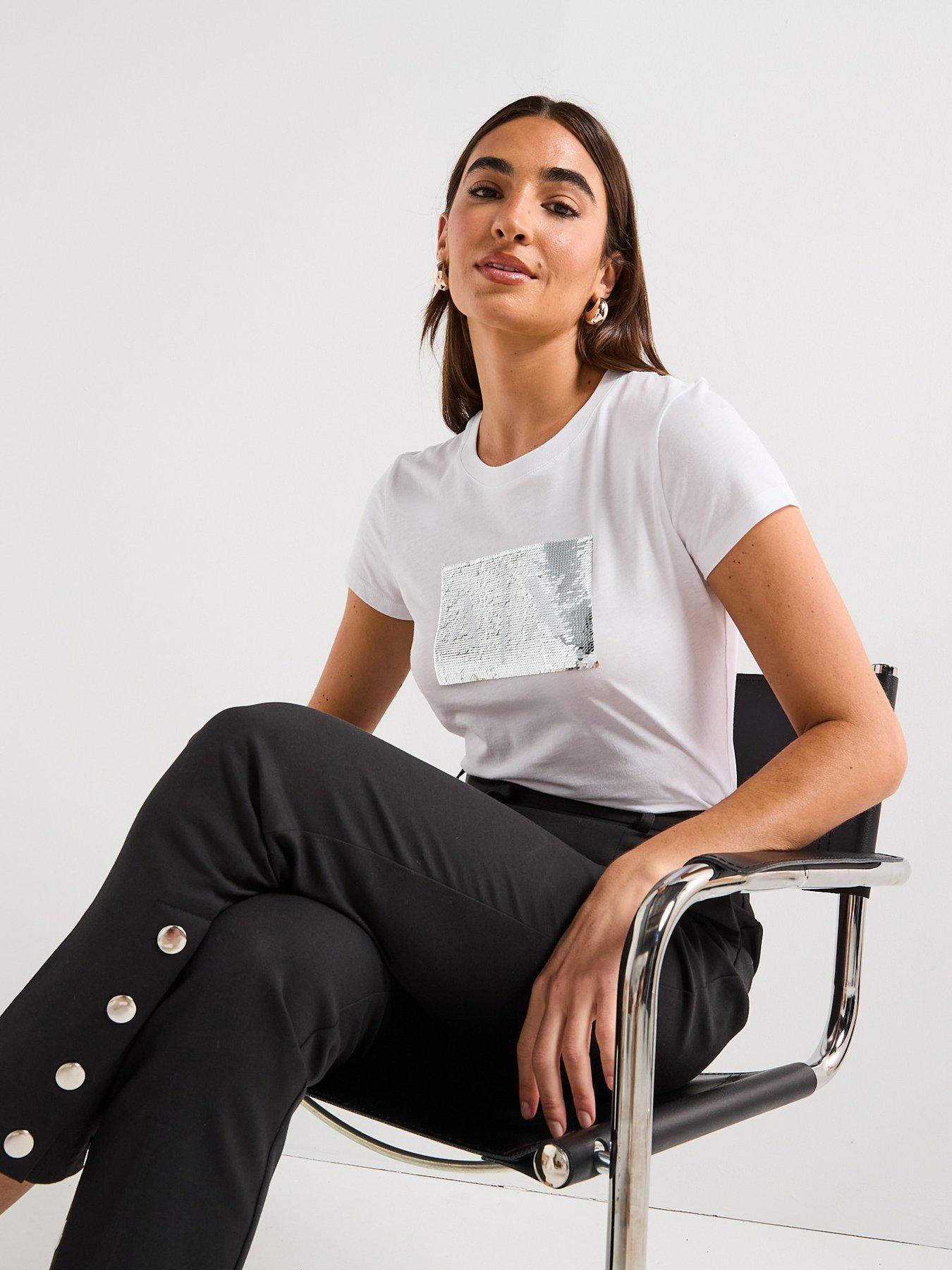 Image 4 of 6 of Armani Exchange T-Shirt - White