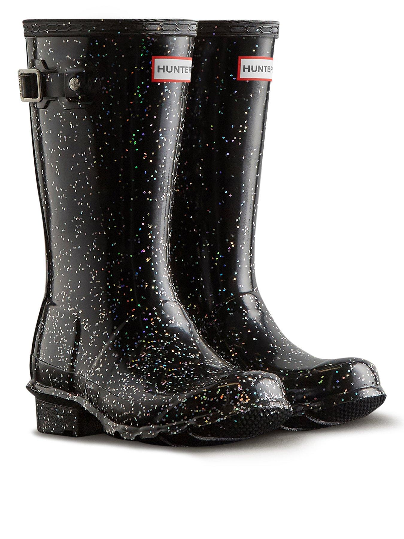 Hunter Junior Originals Giant Glitter Boot