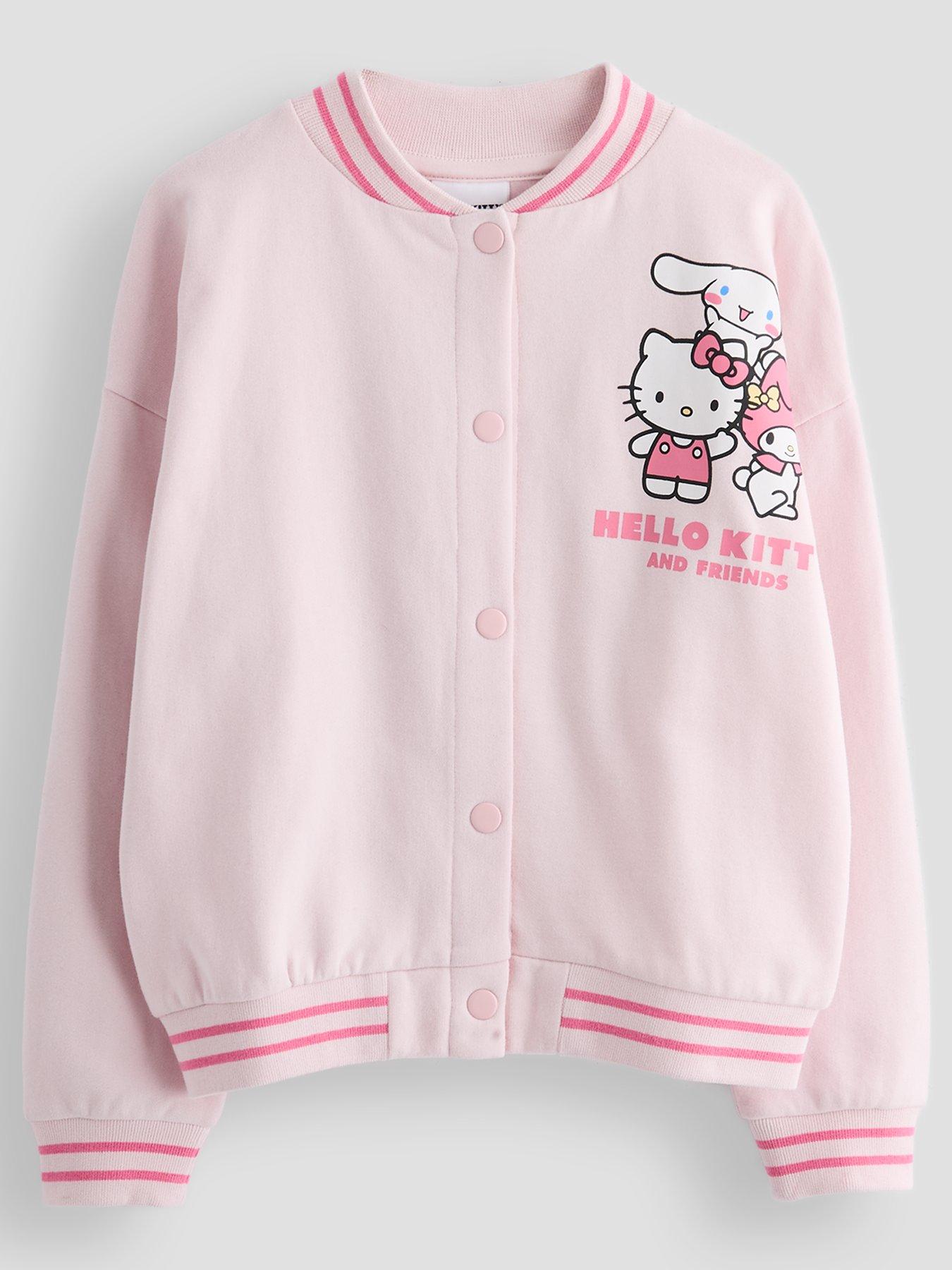 Image 1 of 5 of The Very Collection Hello Kitty And Friends Bomber Jacket - Pink