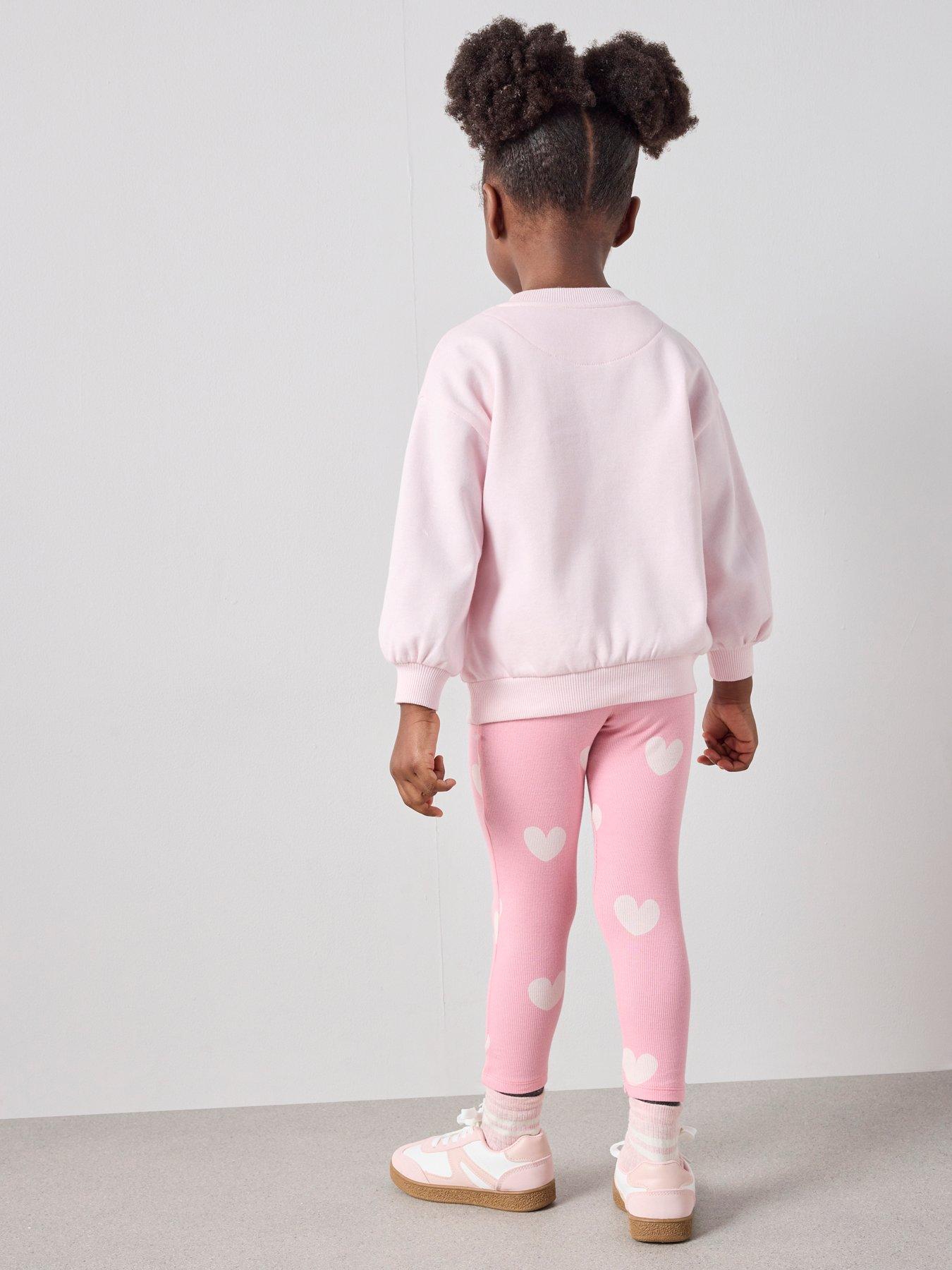 Image 2 of 6 of Bluey Heart Sweat Legging Set - Pink