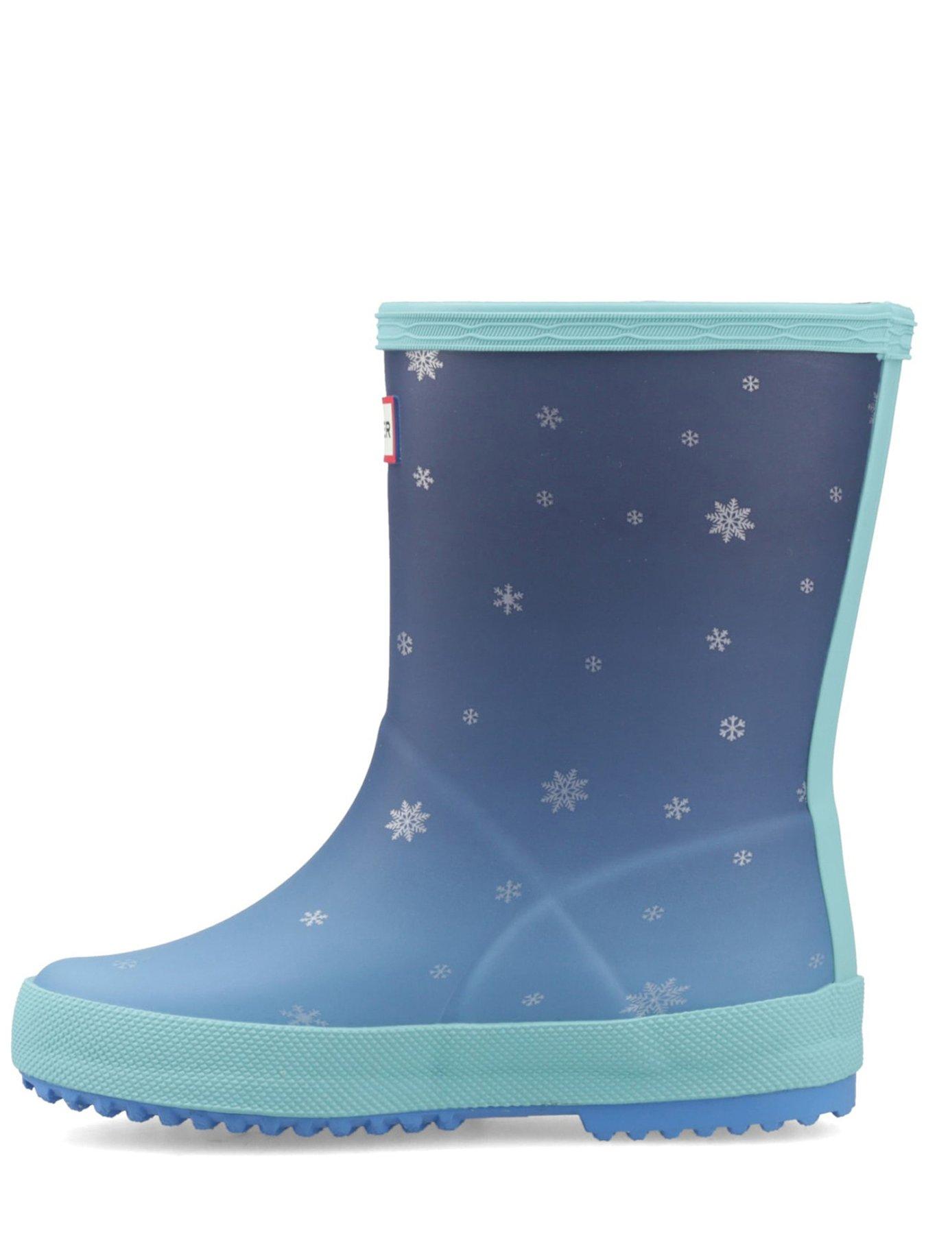  image of hunter-kids-first-polar-bear-print-boot