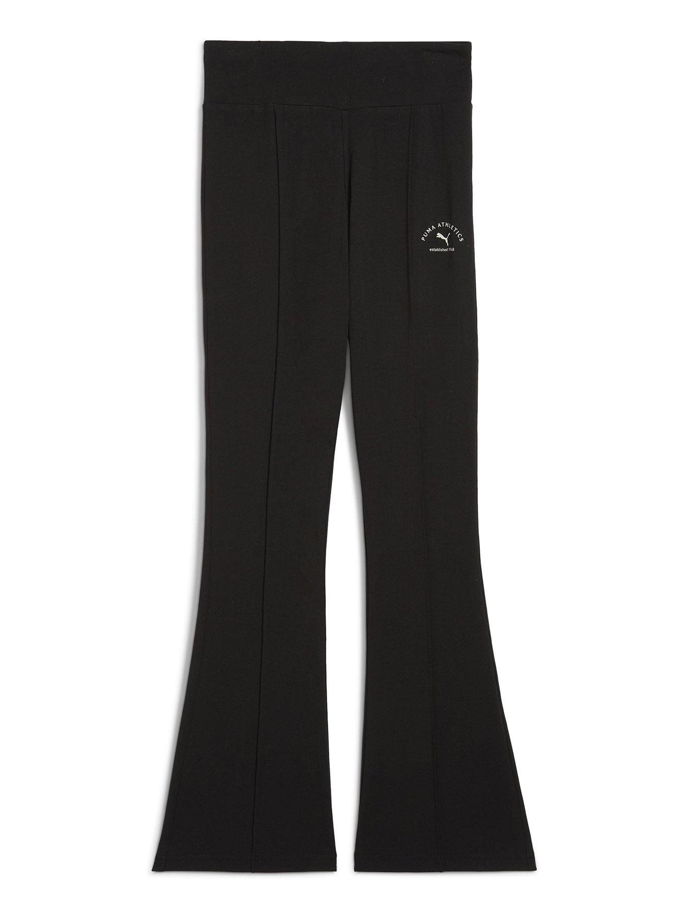 Image 2 of 5 of Puma Junior Girls Class High-Waist Flared Leggings G - Black