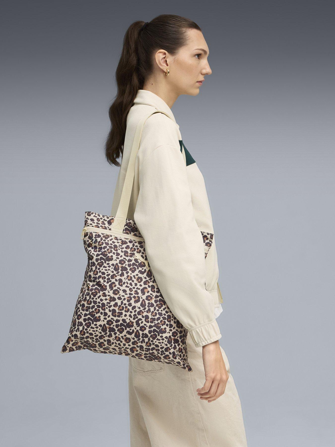 Image 2 of 4 of Puma Pop Tote Bag - Leopard Print