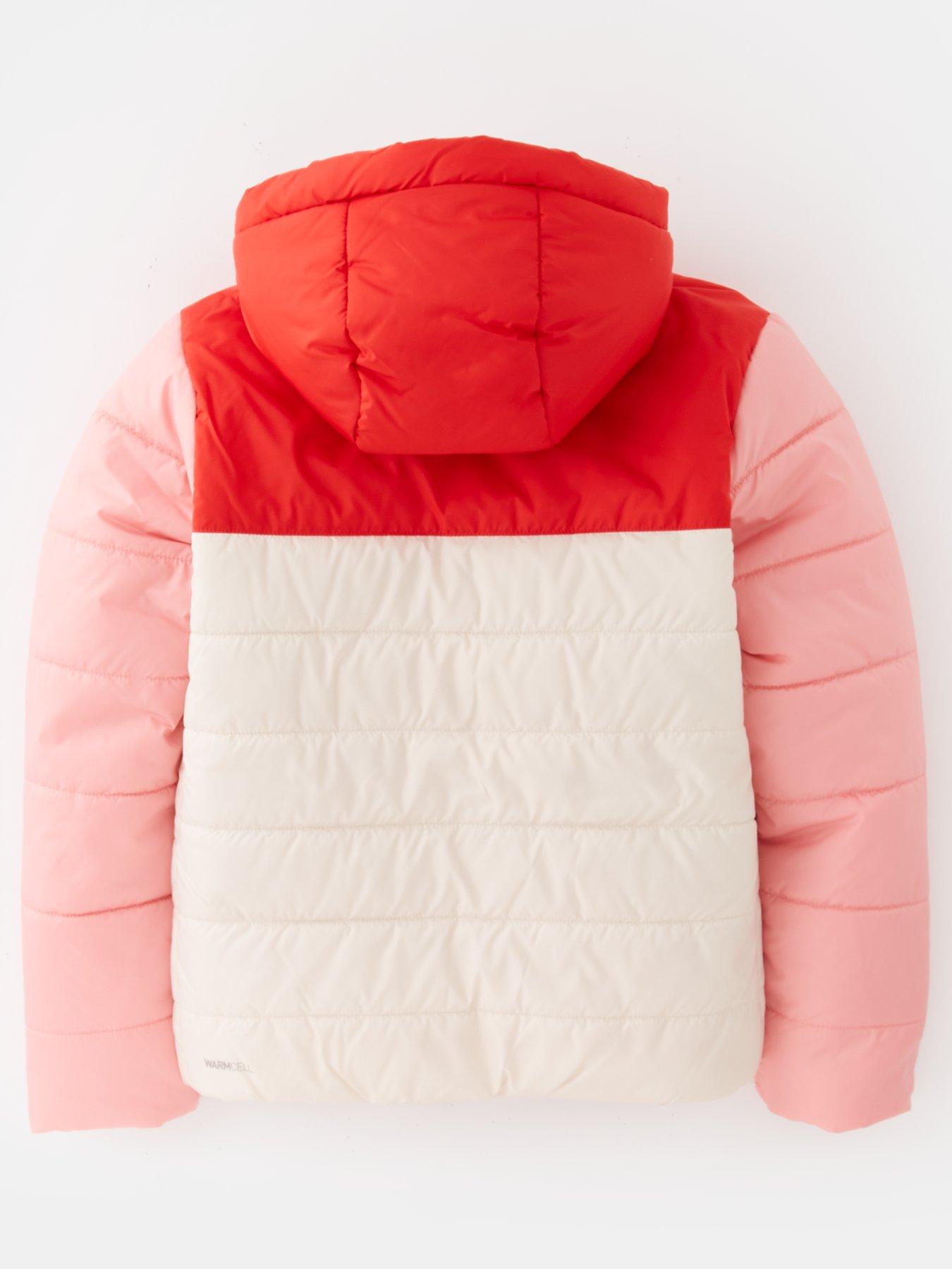  image of puma-junior-boys-hooded-padded-jacket-cream