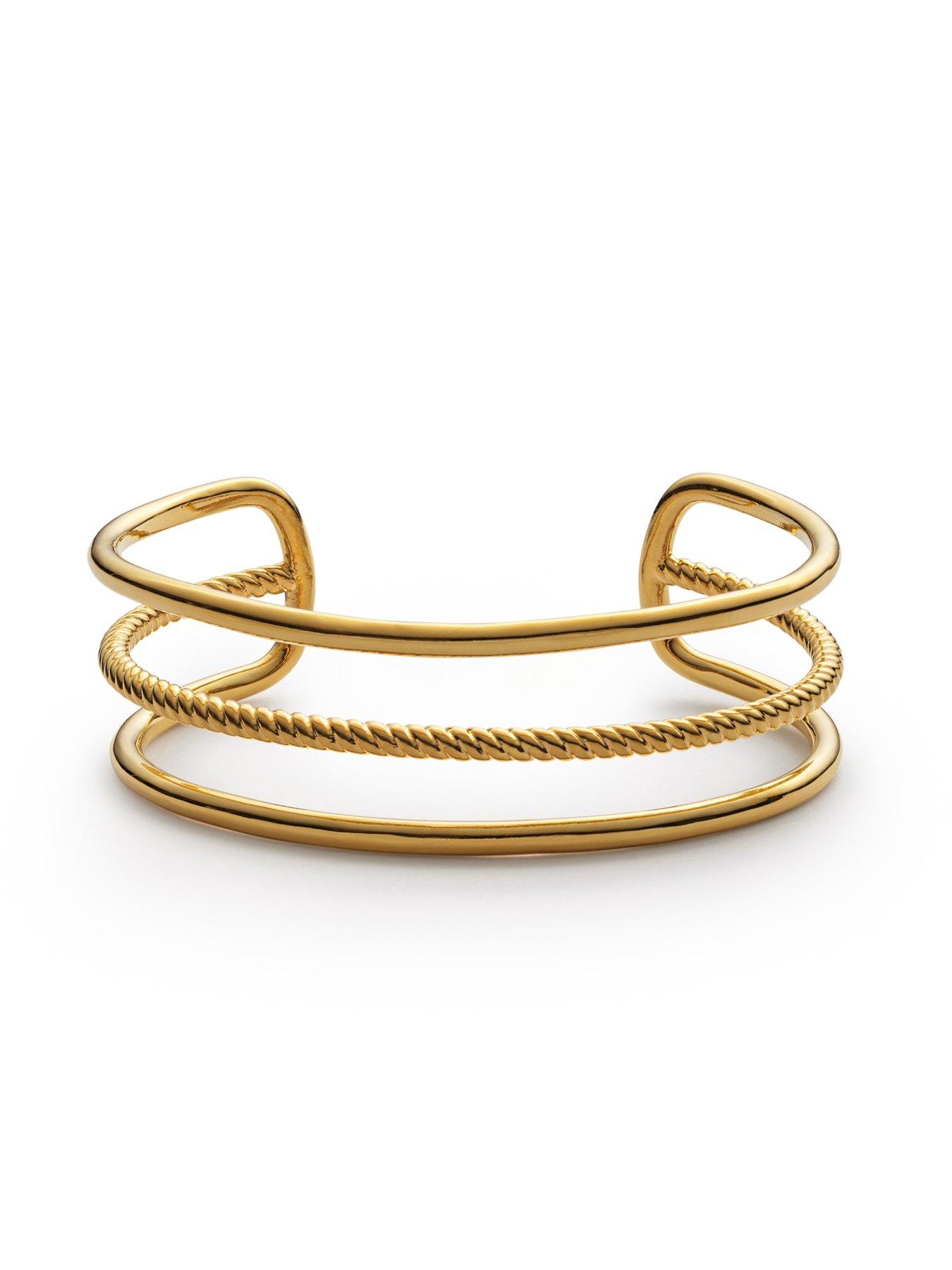 Image 4 of 5 of Katie Loxton LAIA BANGLE , Gold Coated , 5cm x 6.4cm x 2cm