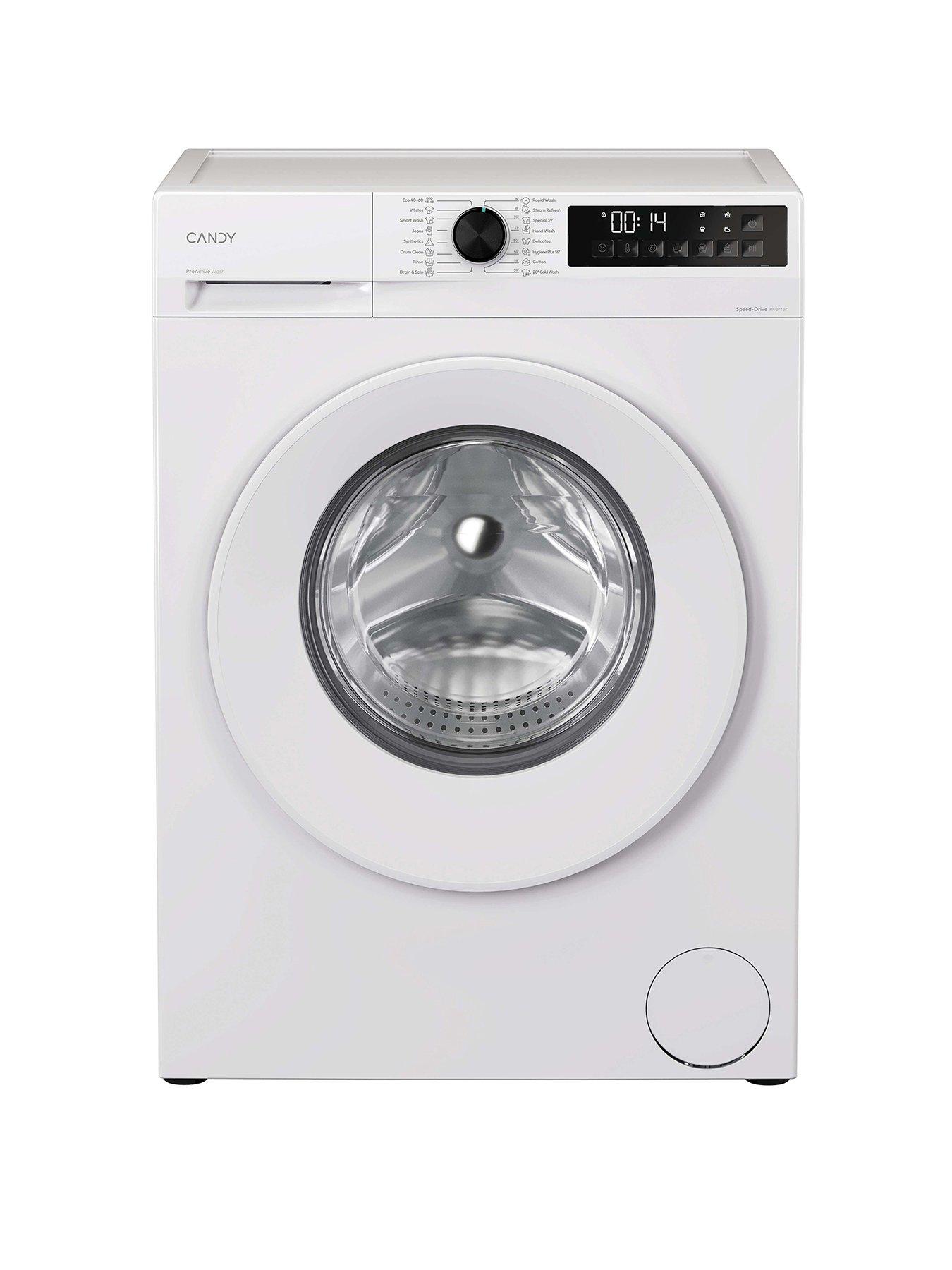  image of candy-quick-pro-gd-48s6-80-8kg-washing-machine-with-1400-spinnbspa-rated-white