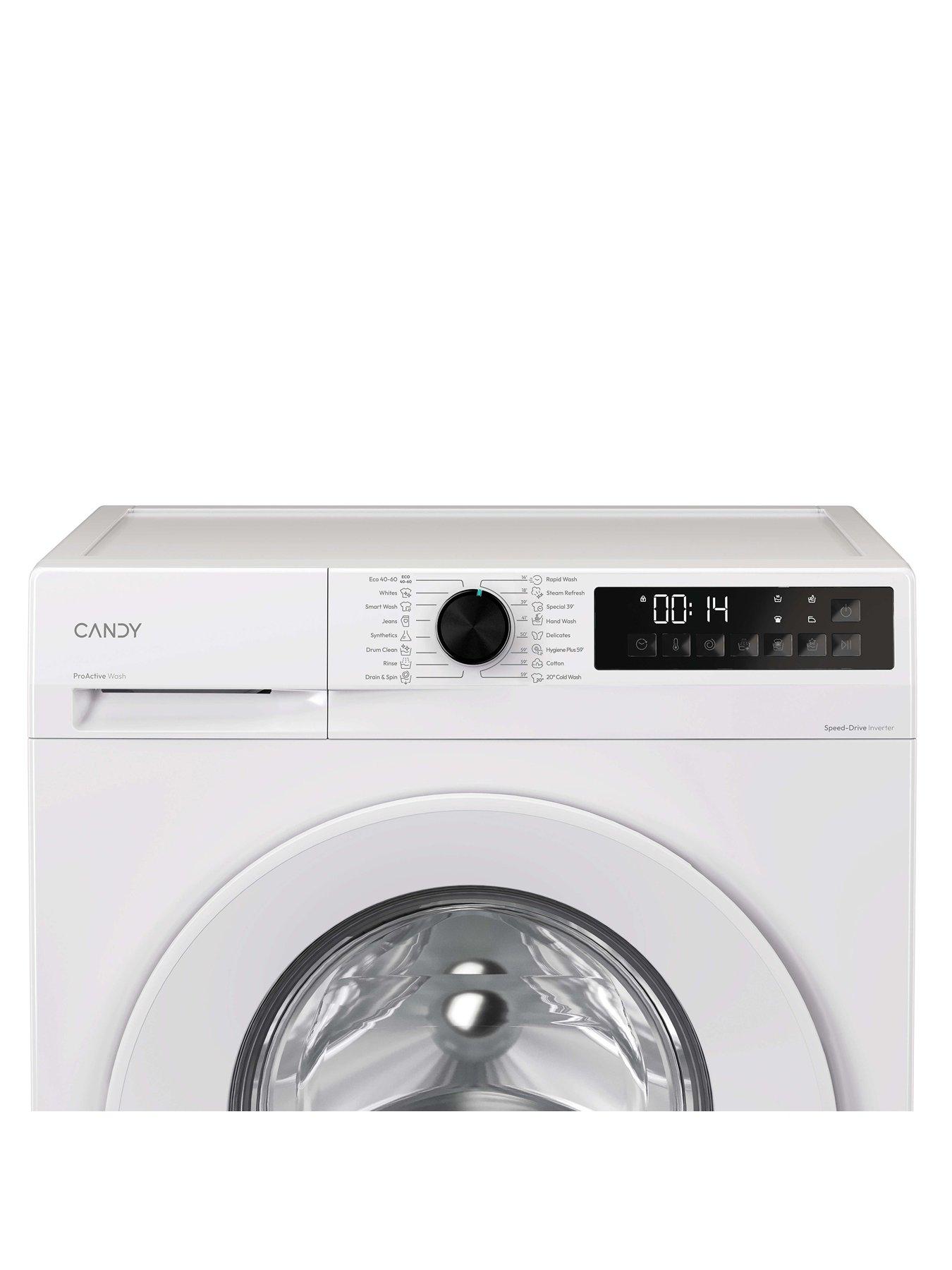  image of candy-quick-pro-gd-48s6-80-8kg-washing-machine-with-1400-spinnbspa-rated-white