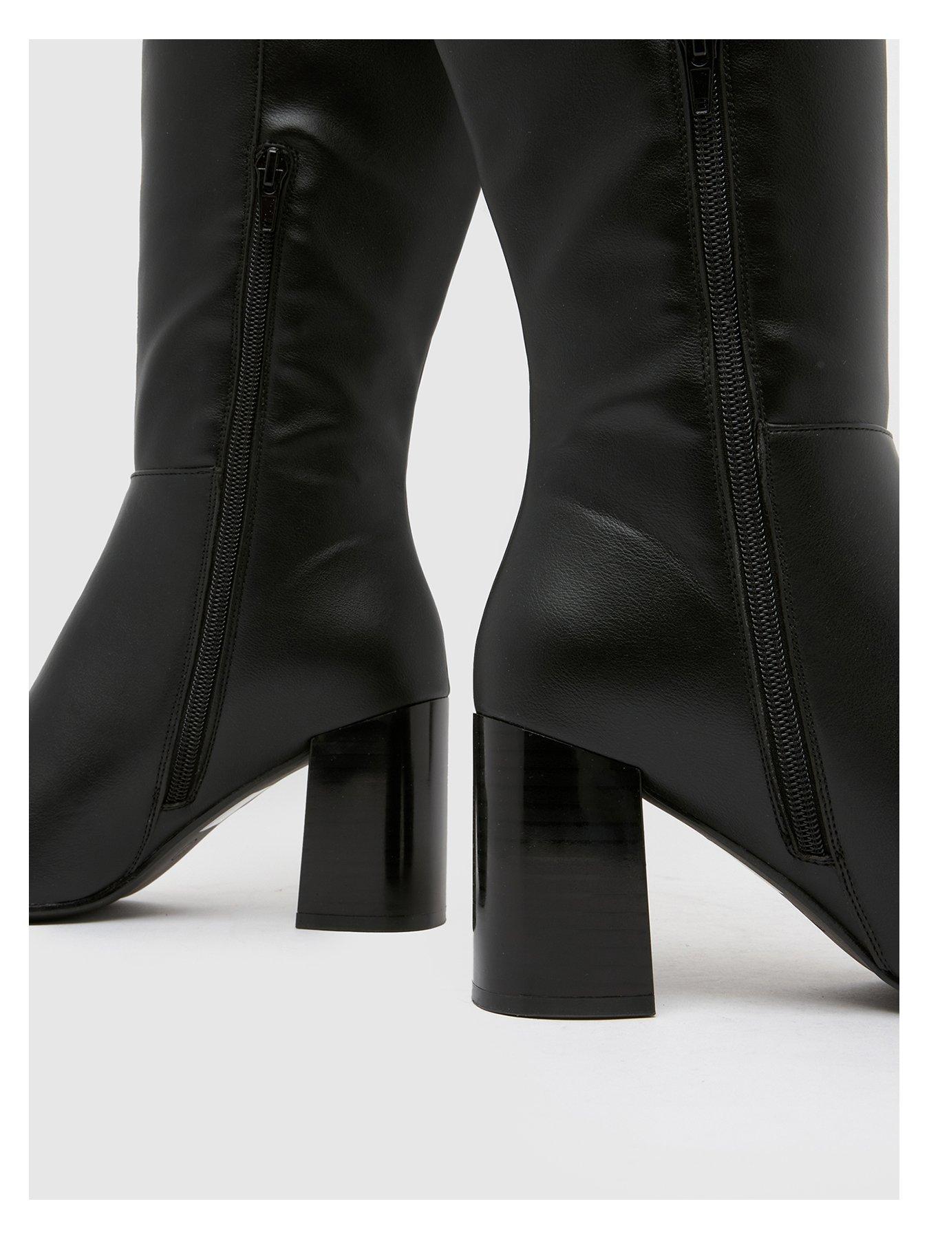 Image 4 of 4 of Schuh Devlin Knee High Boot - Black