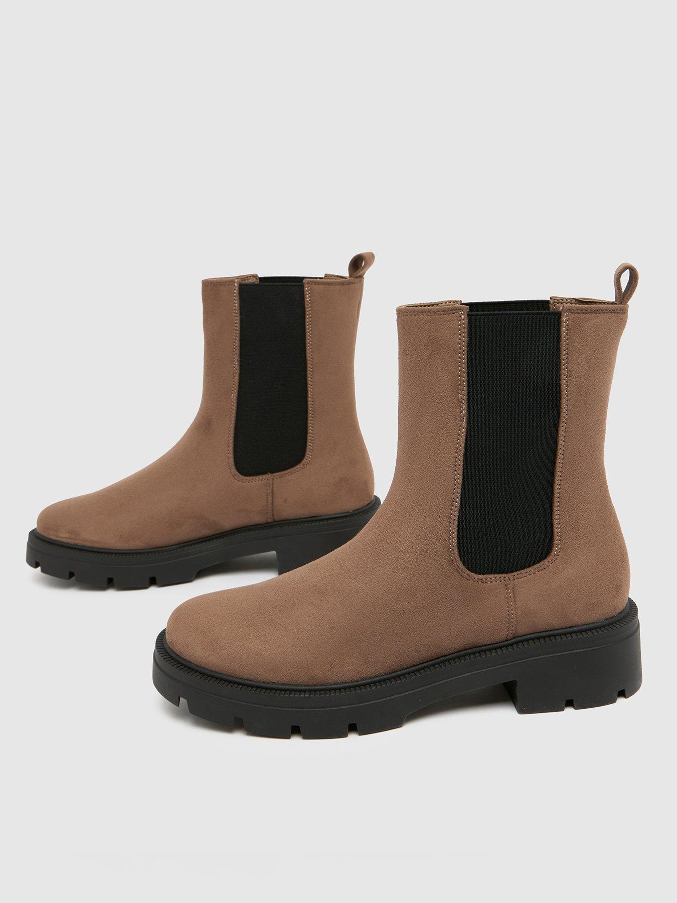 Image 3 of 4 of Schuh Abbie Chunky Chelsea Boot - Taupe