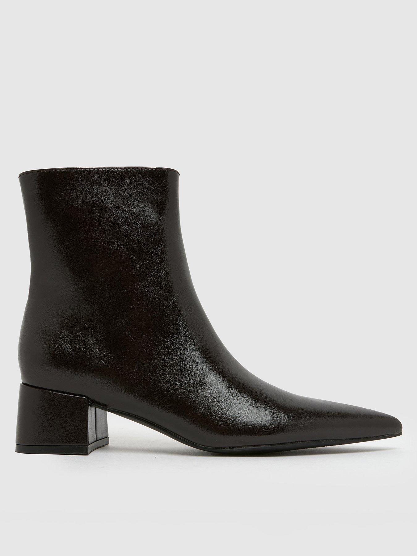 undefined Bridgit Block Point Boot - Brown