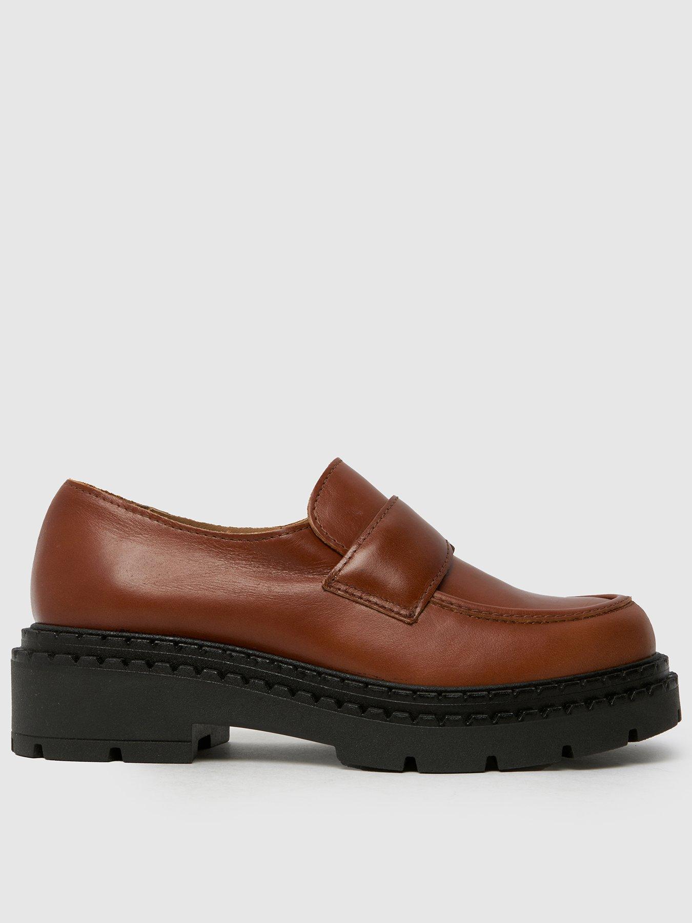  image of schuh-lawson-leather-loafer-light-brown