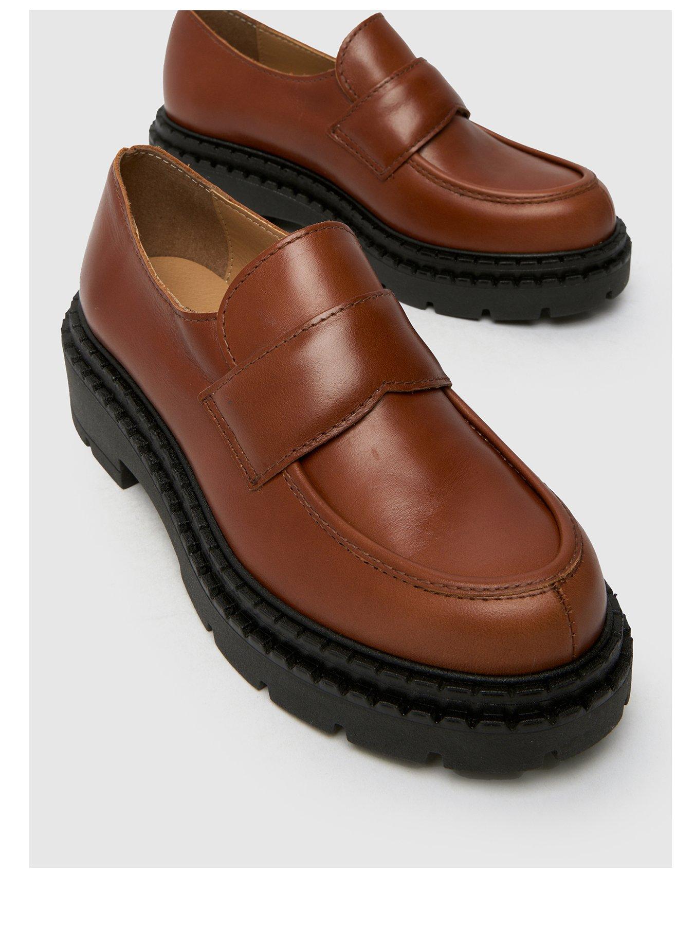  image of schuh-lawson-leather-loafer-light-brown