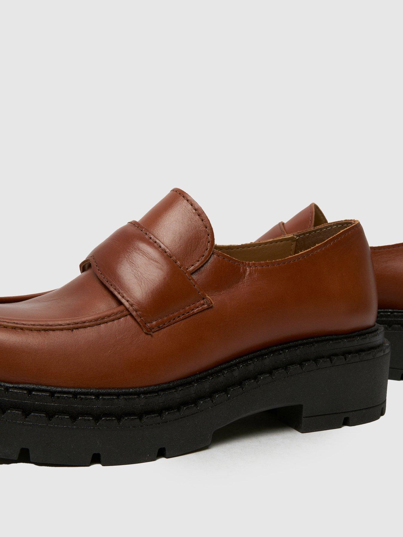  image of schuh-lawson-leather-loafer-light-brown