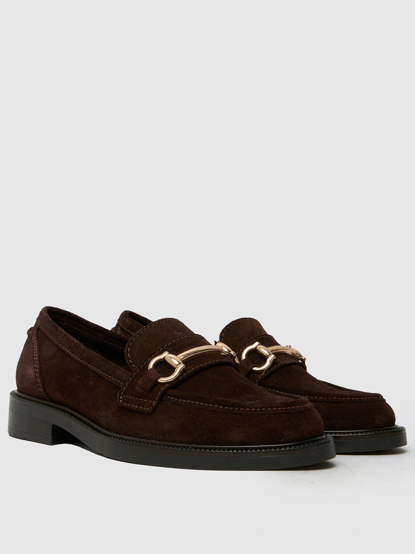 stillFront image of schuh-lori-leather-snaffle-loafer-brown