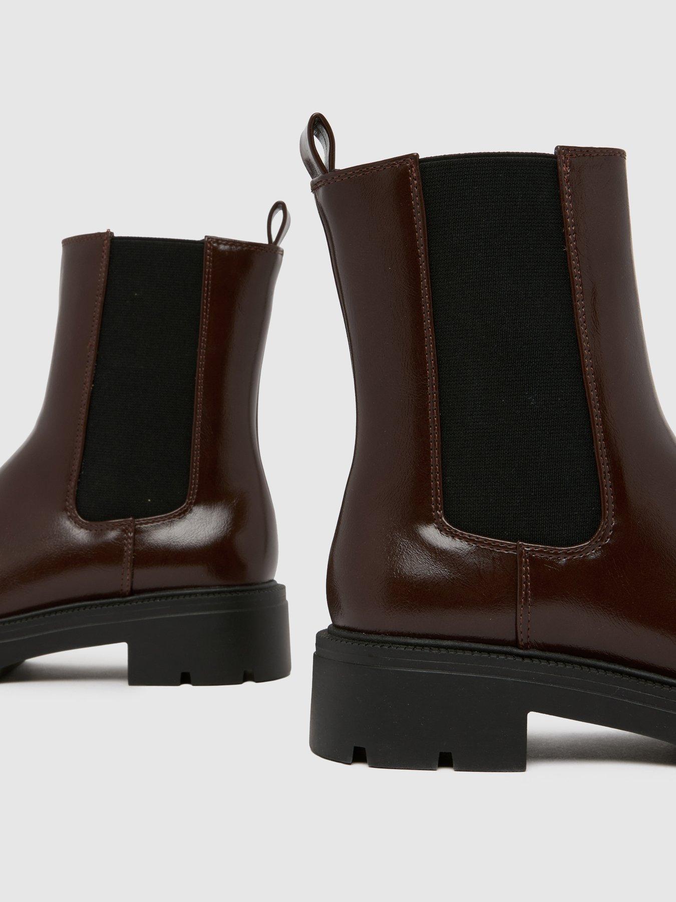  image of schuh-abbie-chelsea-boot-brown