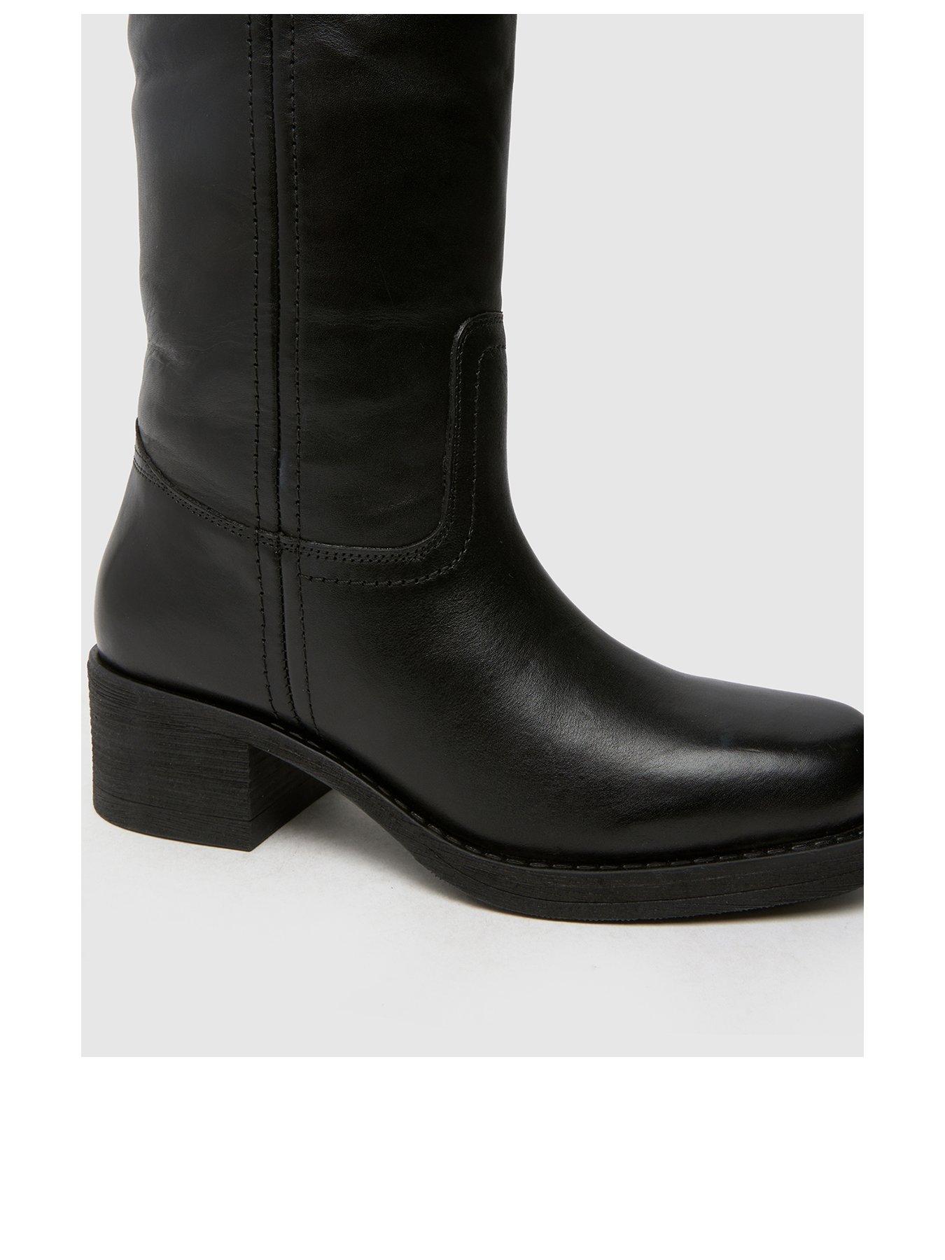 Image 3 of 4 of Schuh Damari Knee Boots - Black