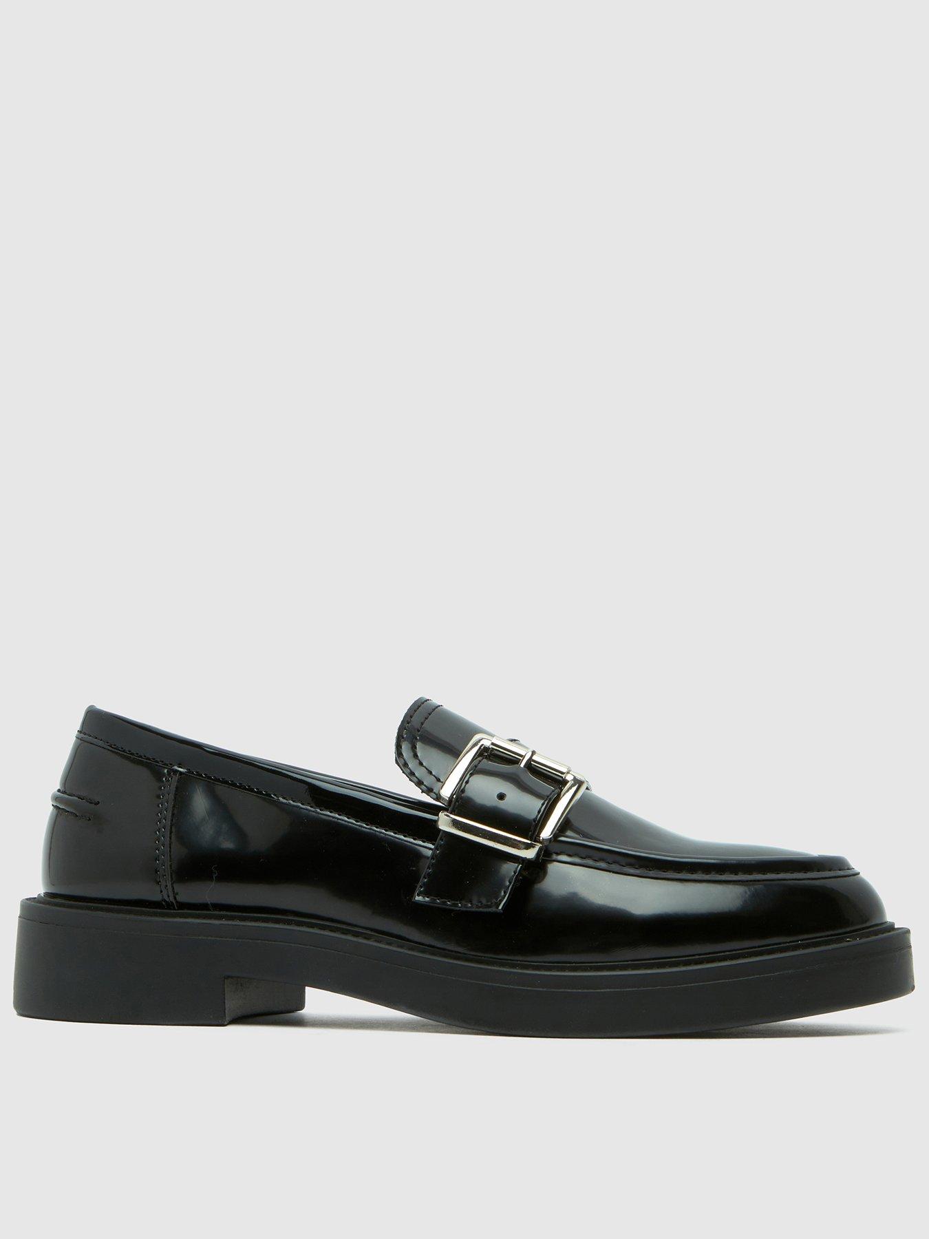 undefined Lilac Buckle Shoe - Black