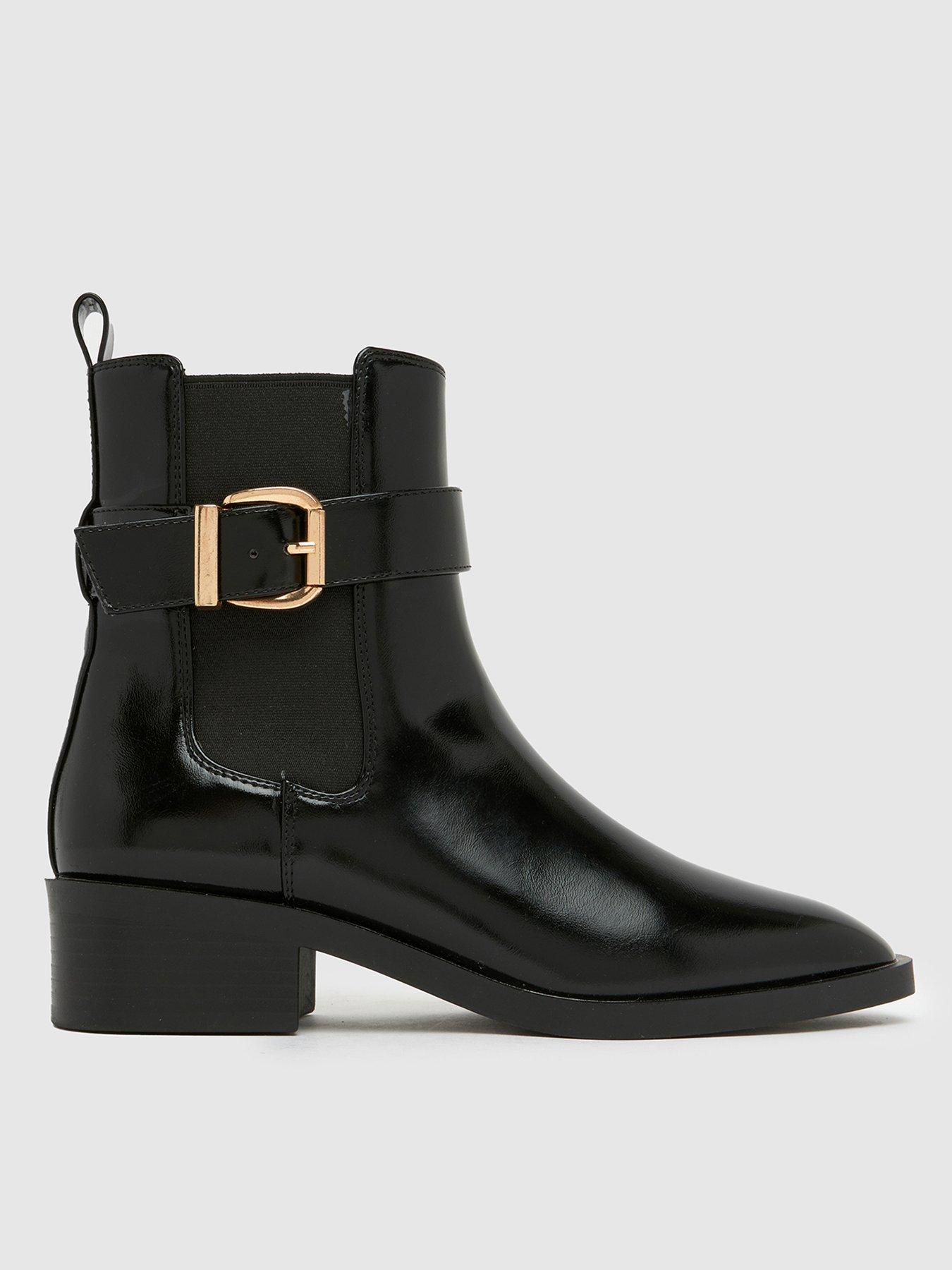 undefined Cadie Buckle Boot - Black