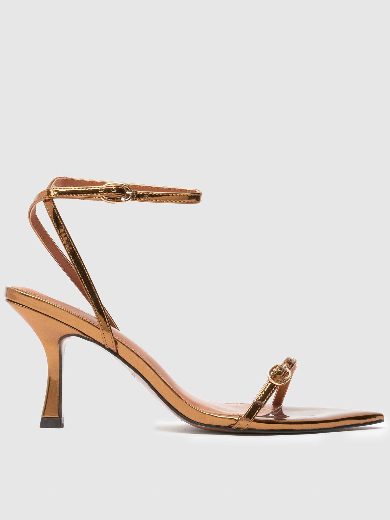 Image 1 of 4 of Schuh Simba Point Heeled Sandal - Bronze