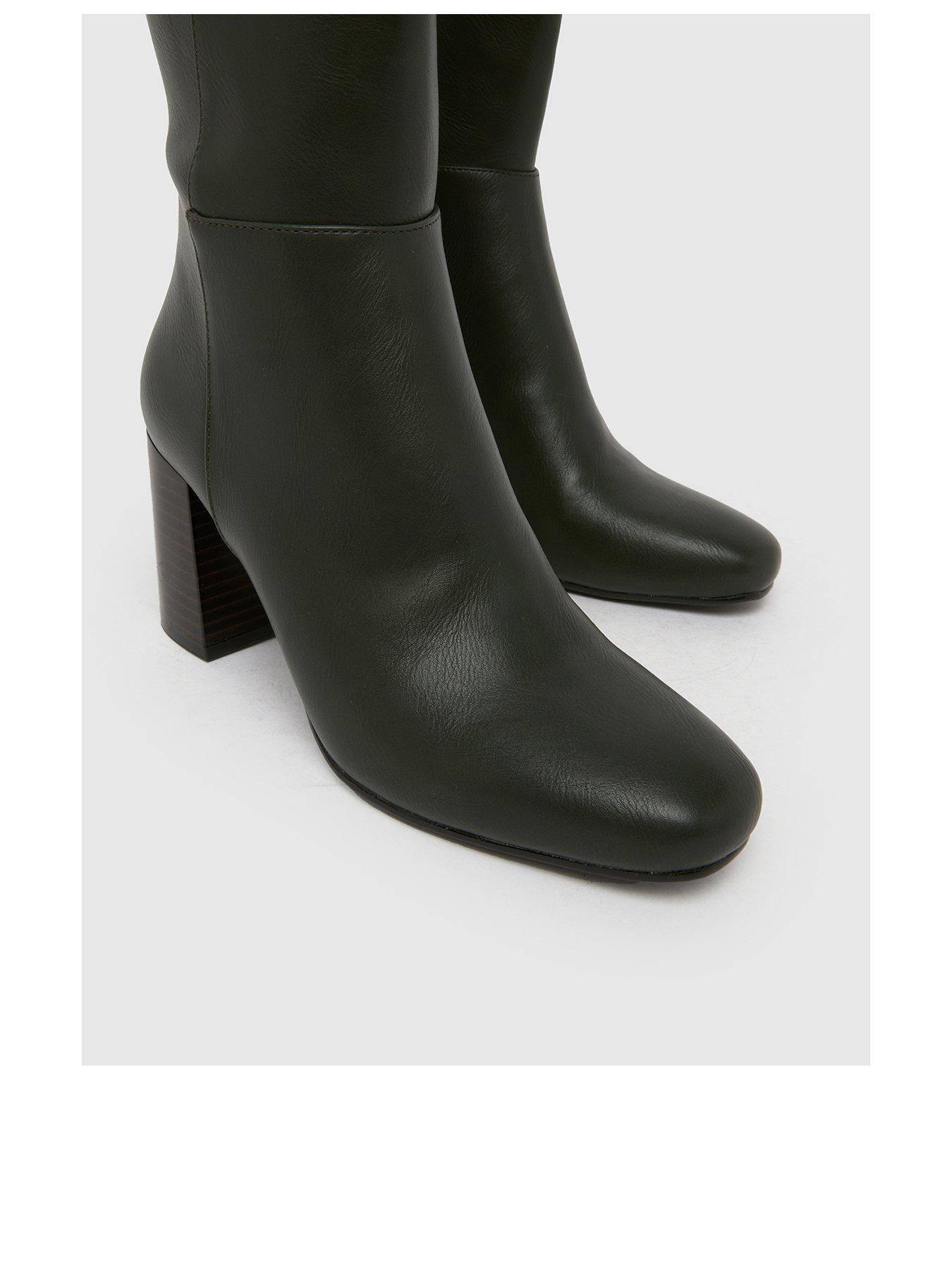 Image 3 of 4 of Schuh Devin Knee High Boot - Green