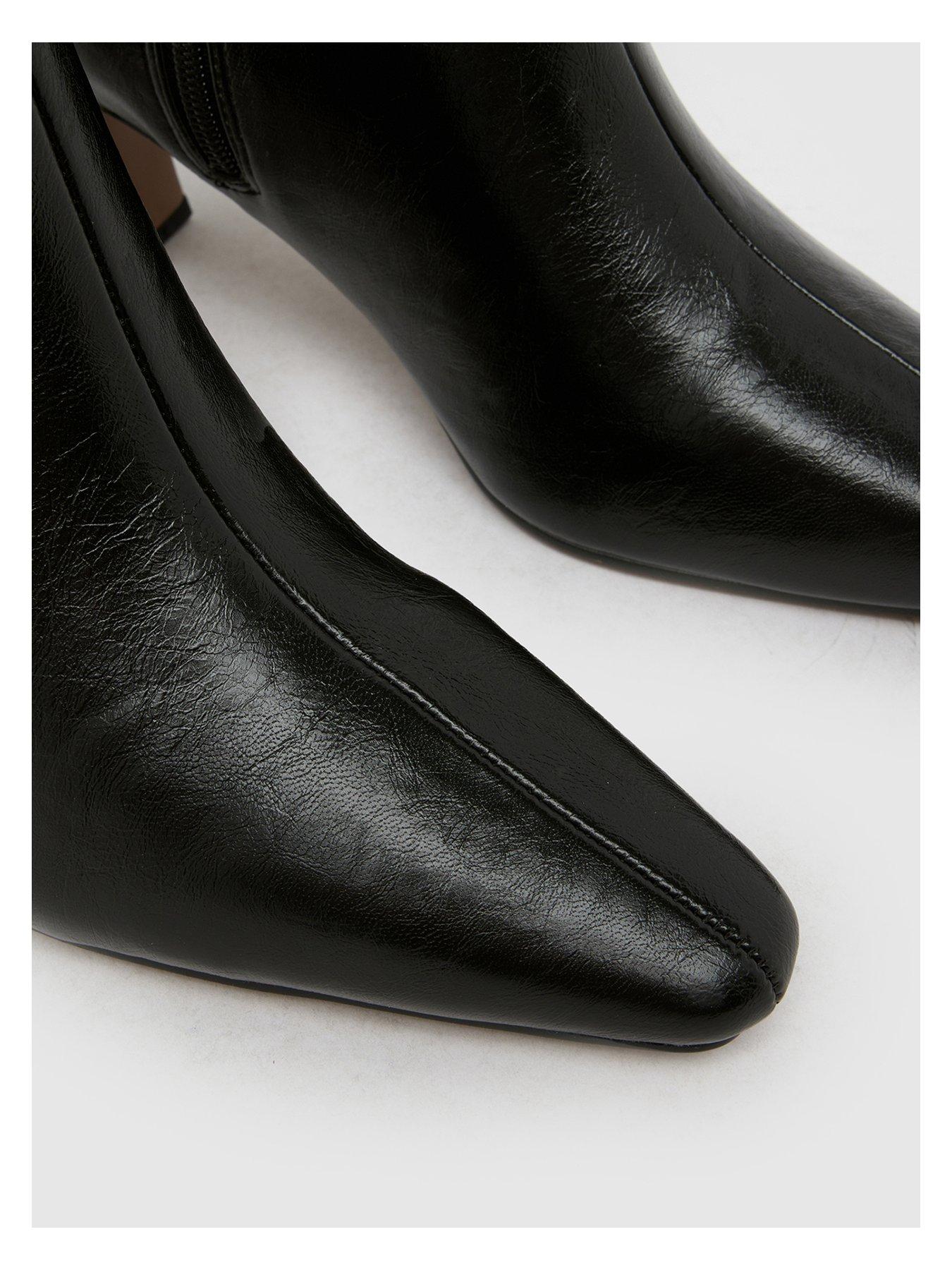 Image 4 of 4 of Schuh Cone Knee Boots - Black