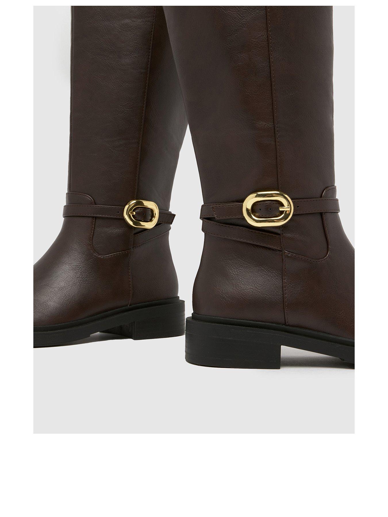 Image 3 of 4 of Schuh Dory Riding Boot - Brown