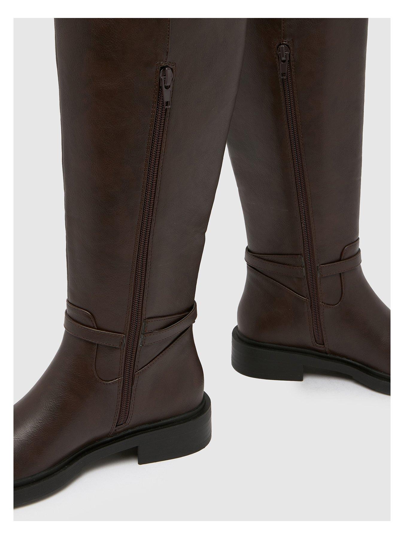Image 4 of 4 of Schuh Dory Riding Boot - Brown