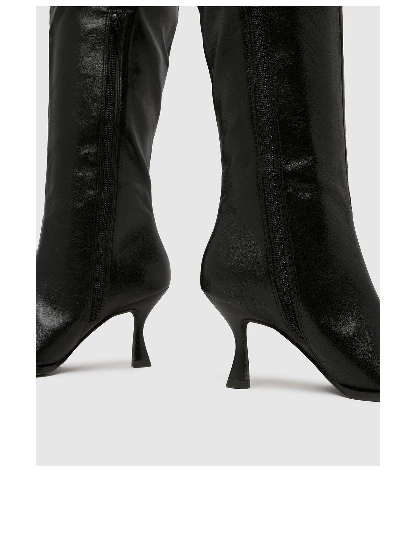  image of schuh-diamond-over-the-knee-boot-black