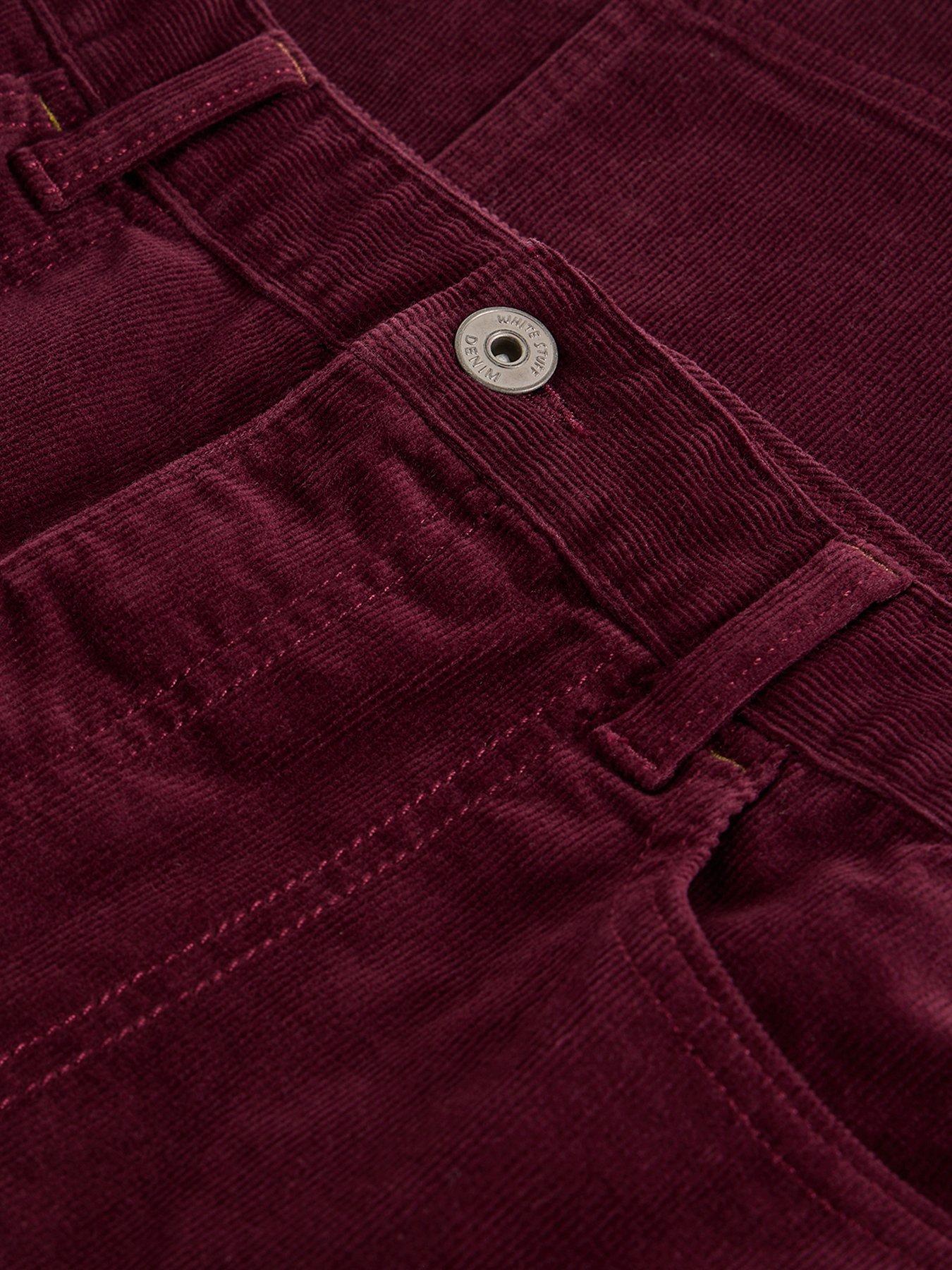 Image 6 of 6 of White Stuff Marie Cord Skirt - Purple