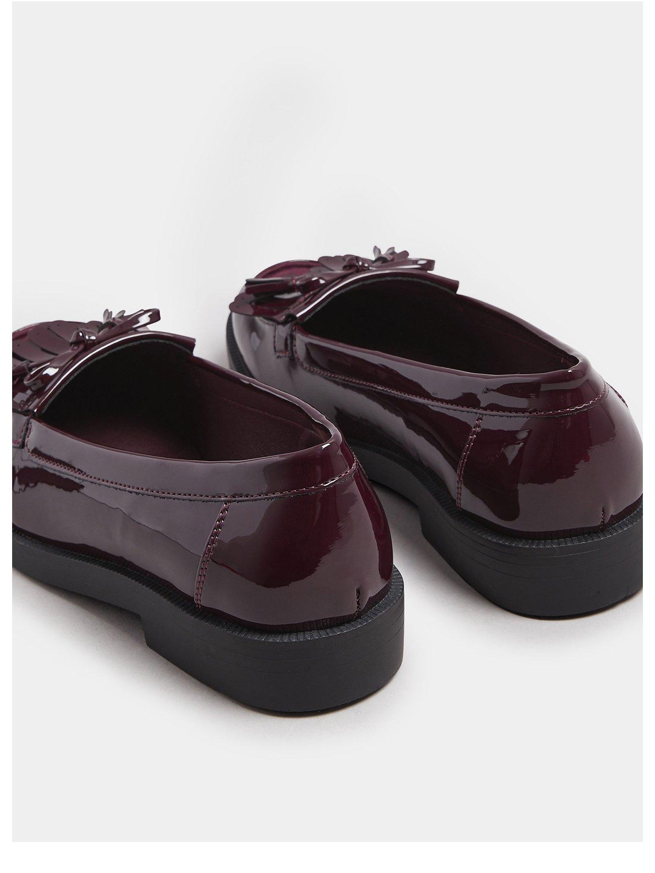 Image 3 of 4 of Yours Extra Wide Fit Tassel Patent Loafer