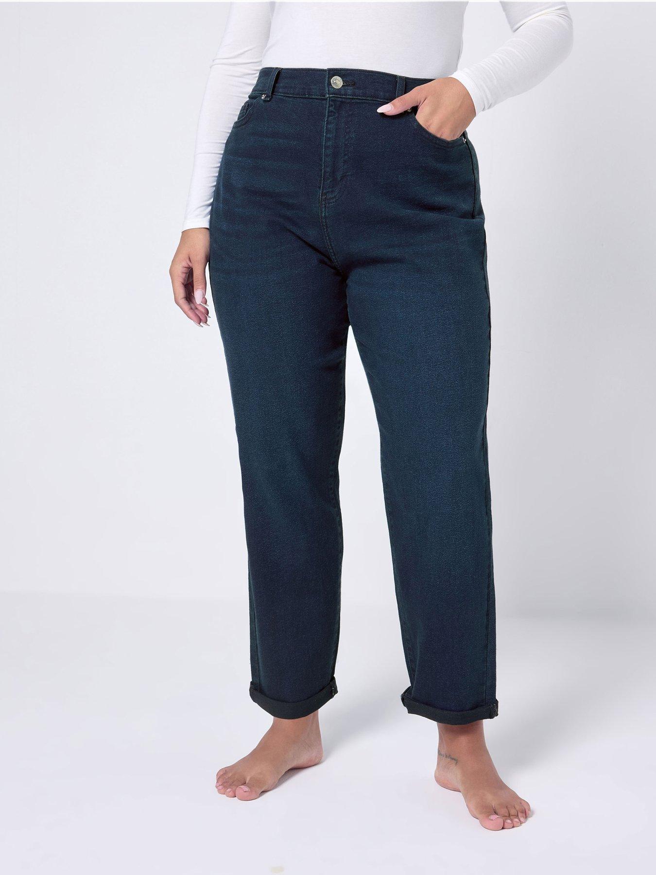 undefined Curve Boyfriend Jean - Blue