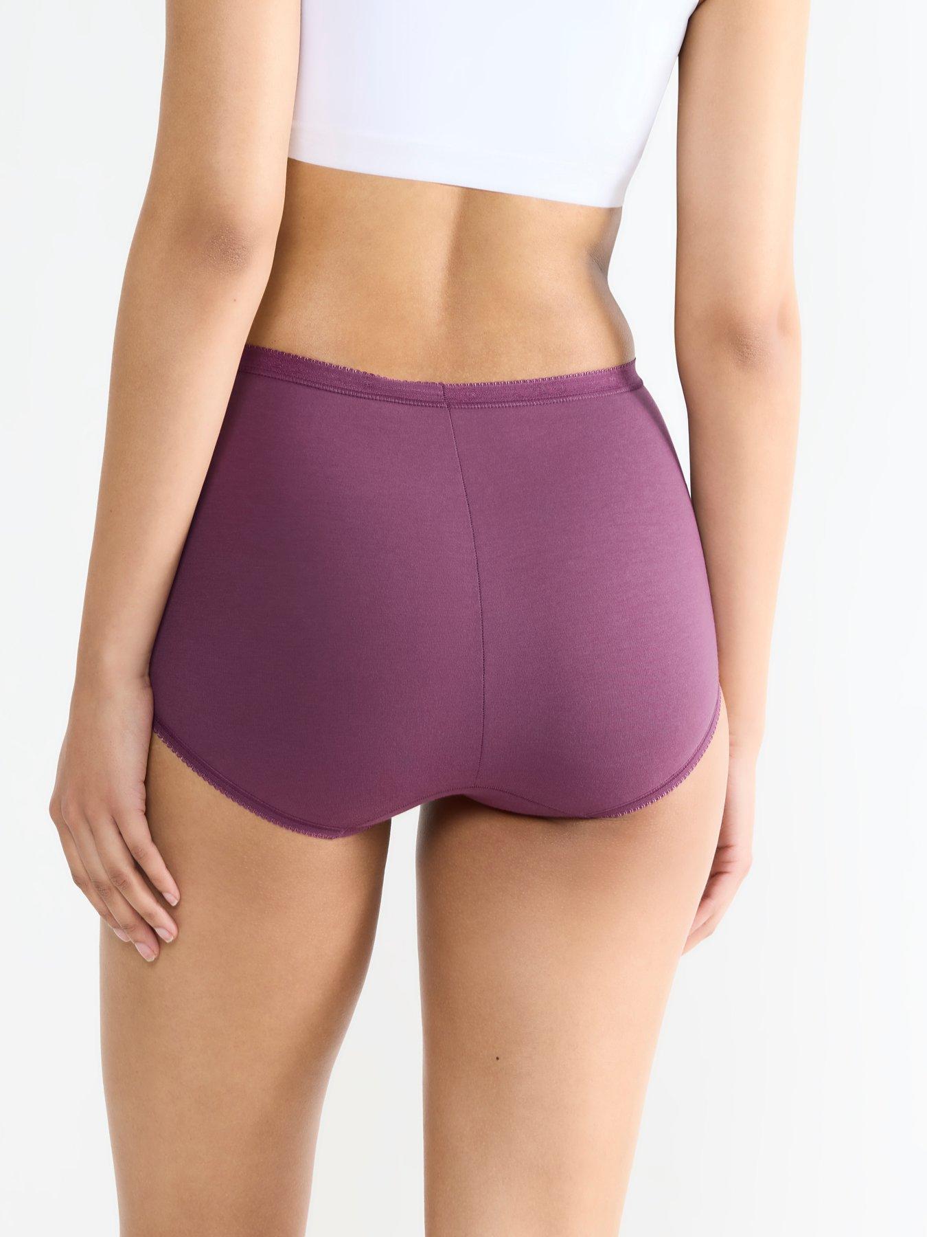 Image 2 of 3 of Sloggi Basic Maxi High Waist Briefs 6Pk - Multi