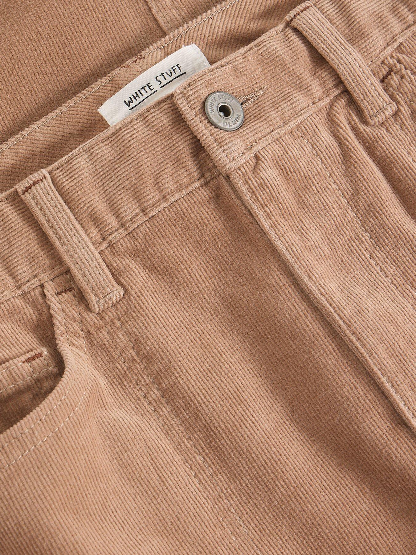 Image 6 of 6 of White Stuff Tia Cord Midi Skirt - Beige