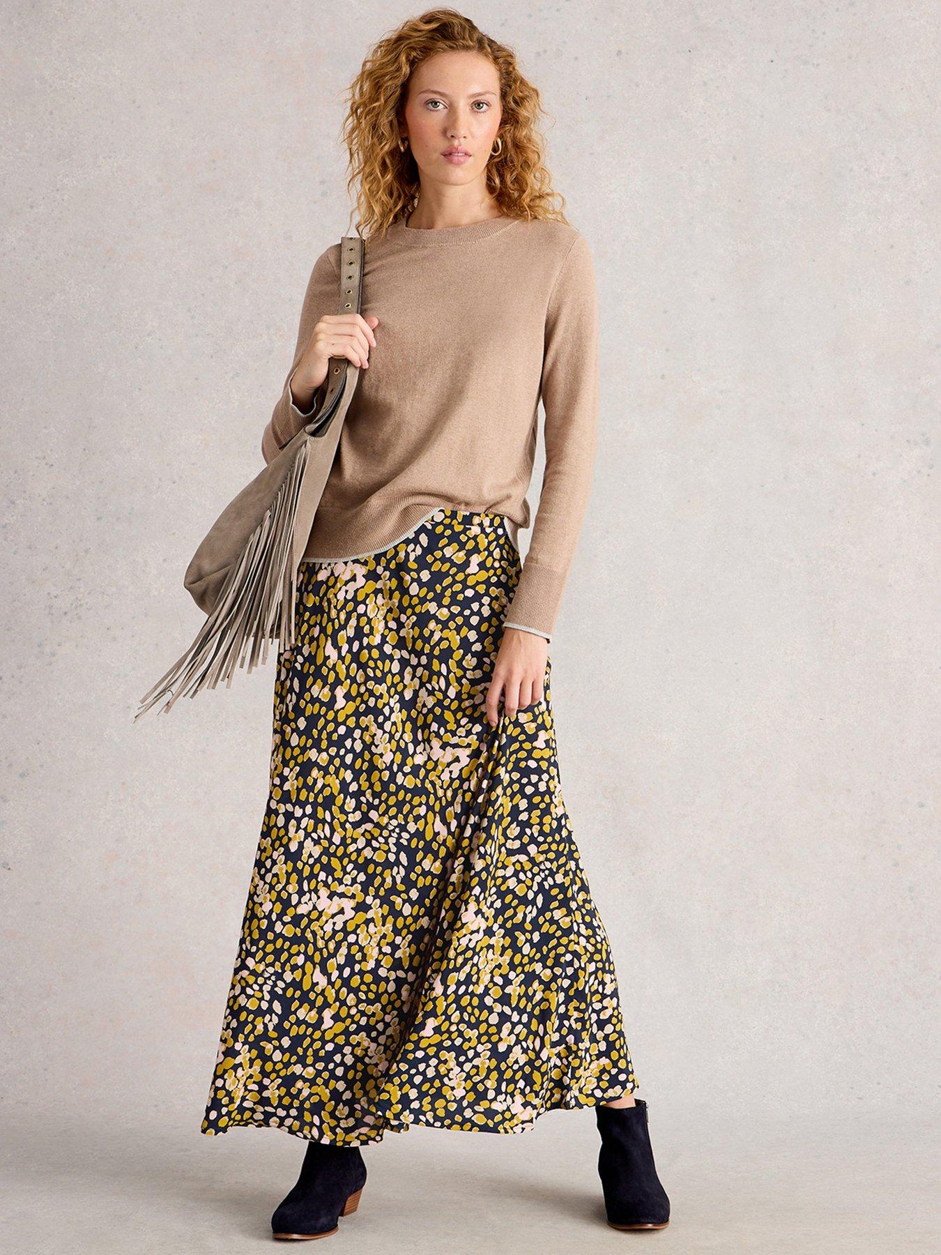 Image 3 of 6 of White Stuff Hope Bias Cut Maxi Skirt - Multi