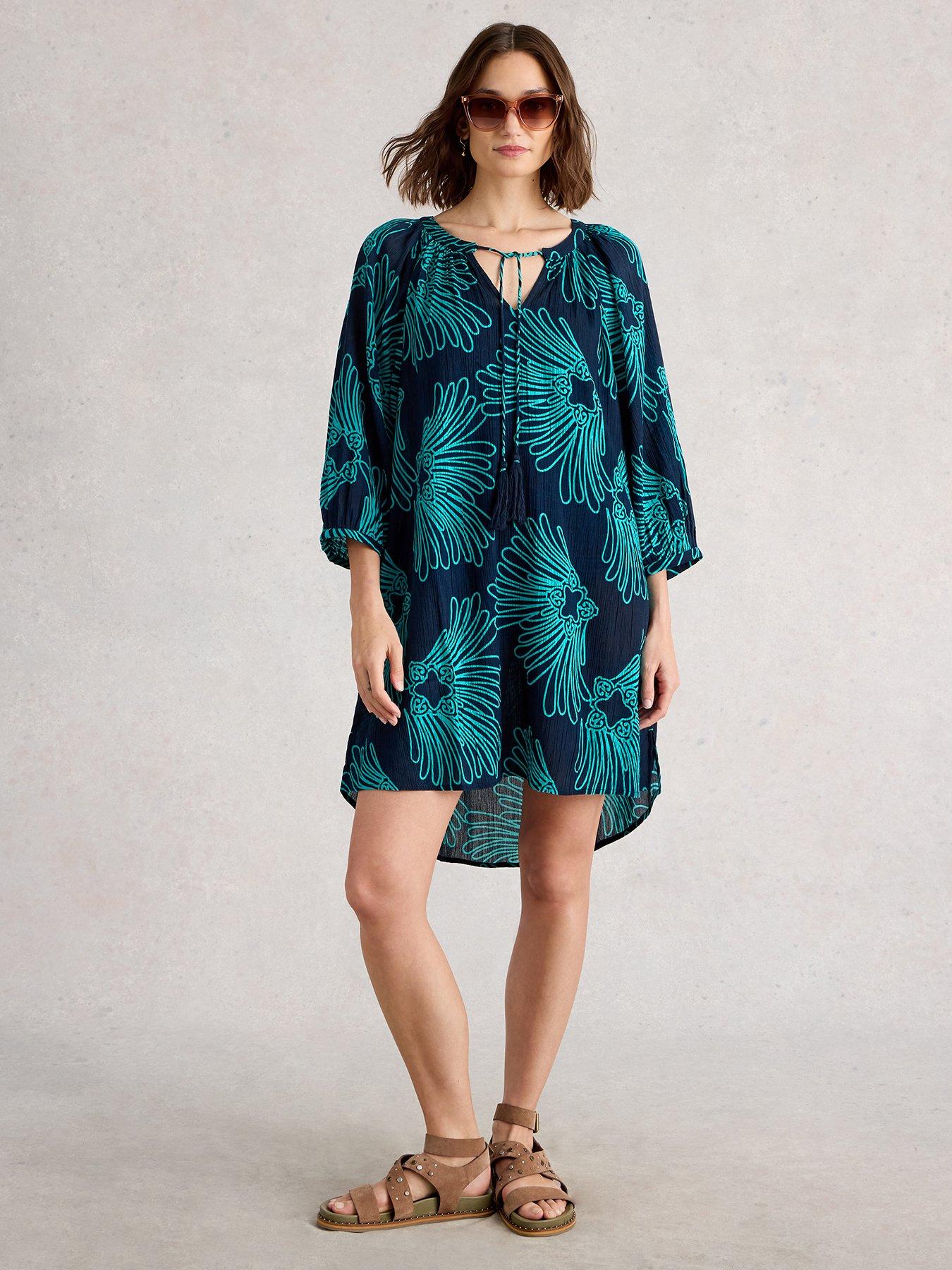 White Stuff Lottie Cover Up - Blue