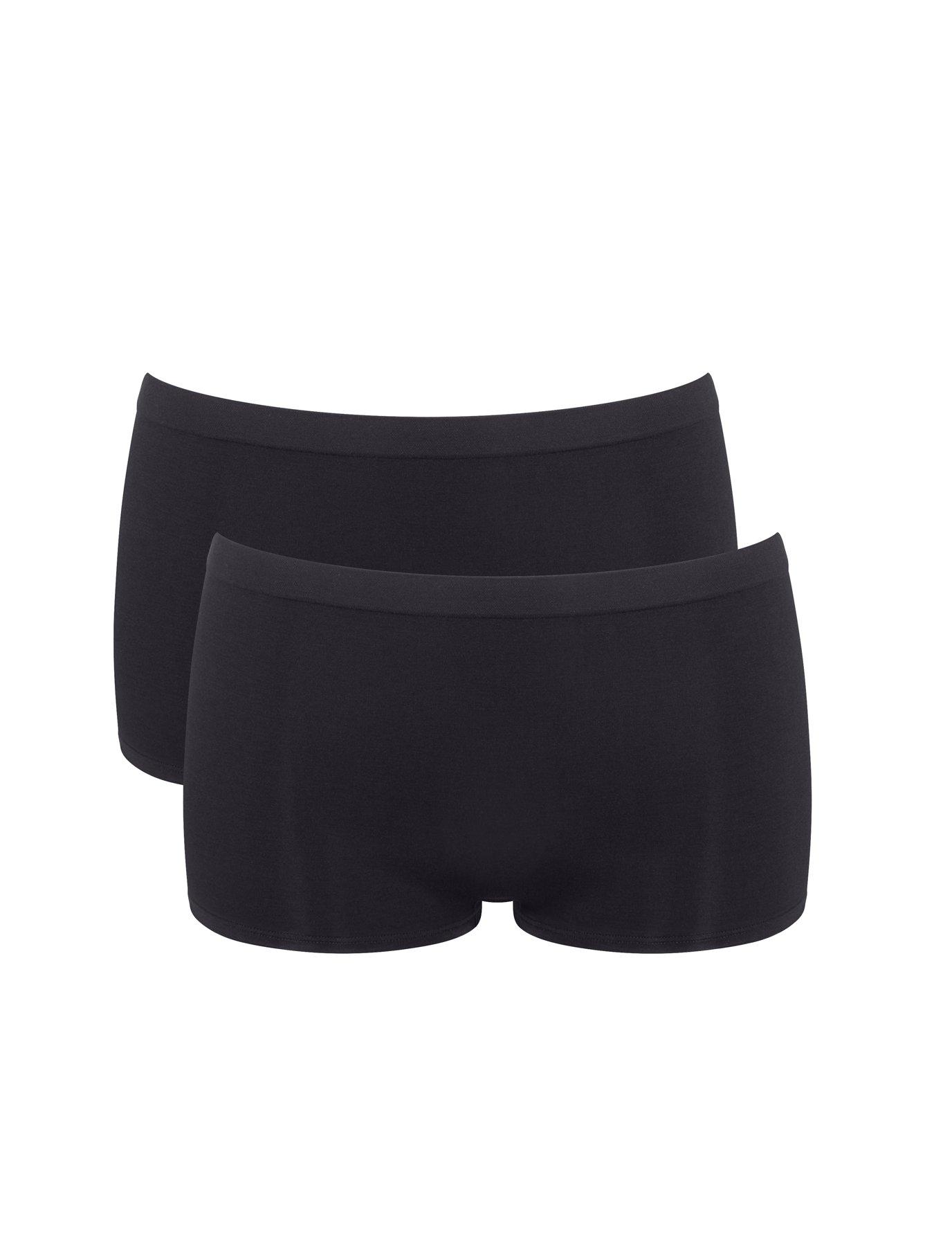 Image 1 of 4 of Sloggi Go Sense Short 2Pk - Black