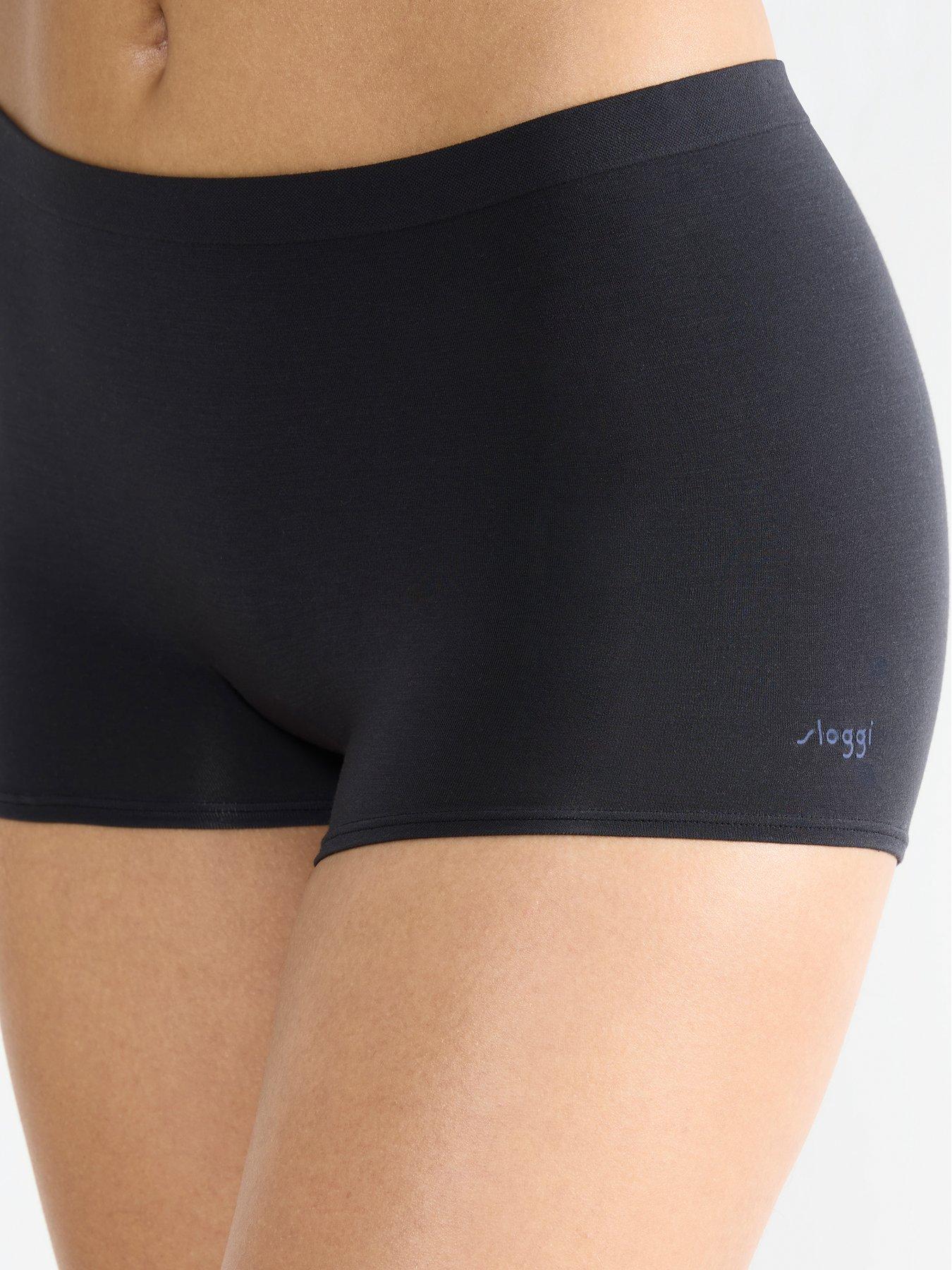 Image 4 of 4 of Sloggi Go Sense Short 2Pk - Black