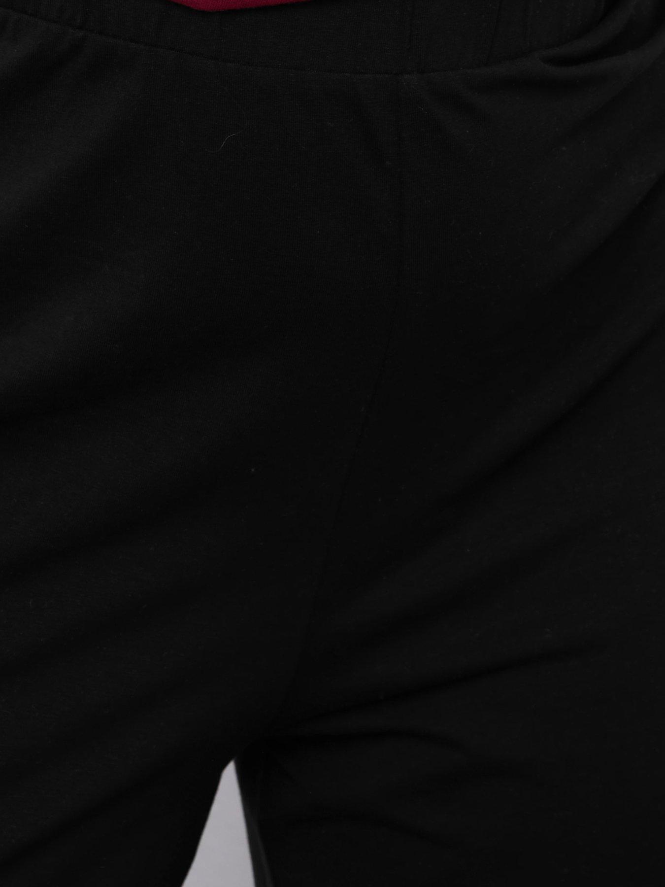 Image 4 of 4 of Yours Curve Wide Leg Legging - Black
